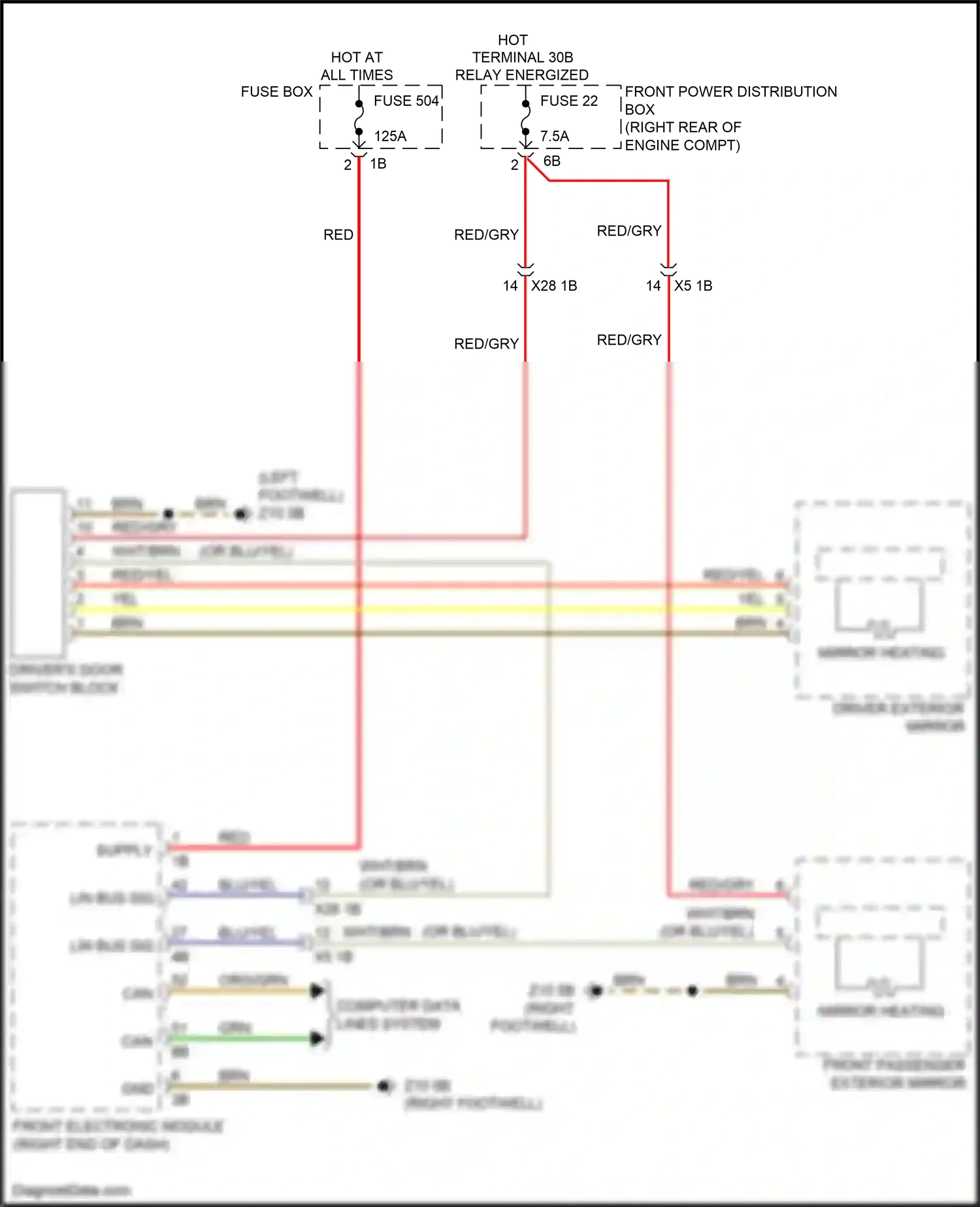 BMW 3 series GT F34 (2011-2016) computer data lines system wiring diagram  (151 of 153)