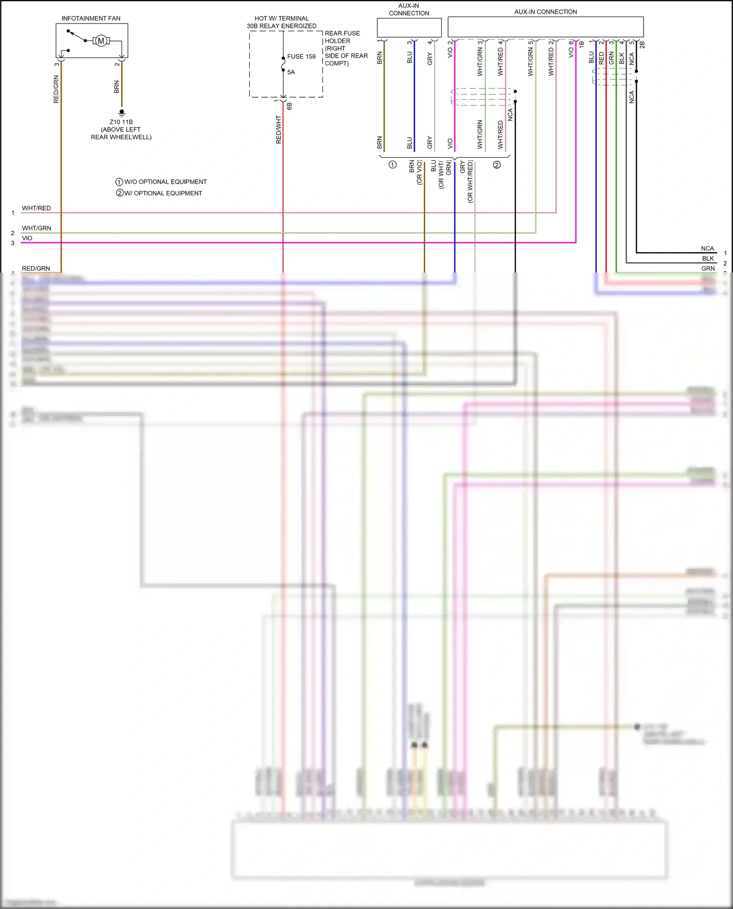 BMW 3 series GT F34 (2011-2016) data lines wiring diagram  (3 of 8)