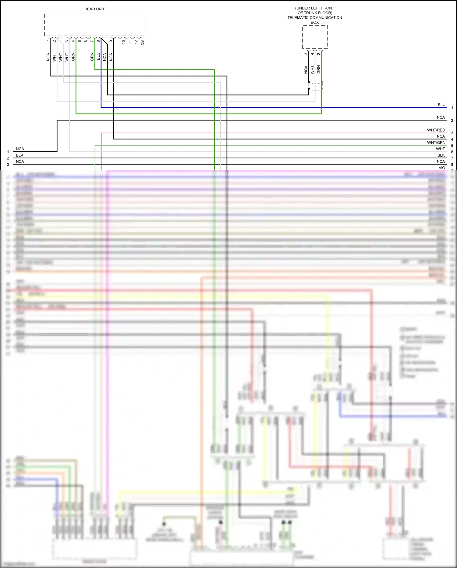BMW 3 series GT F34 (2011-2016) head unit wiring diagram  (41 of 54)