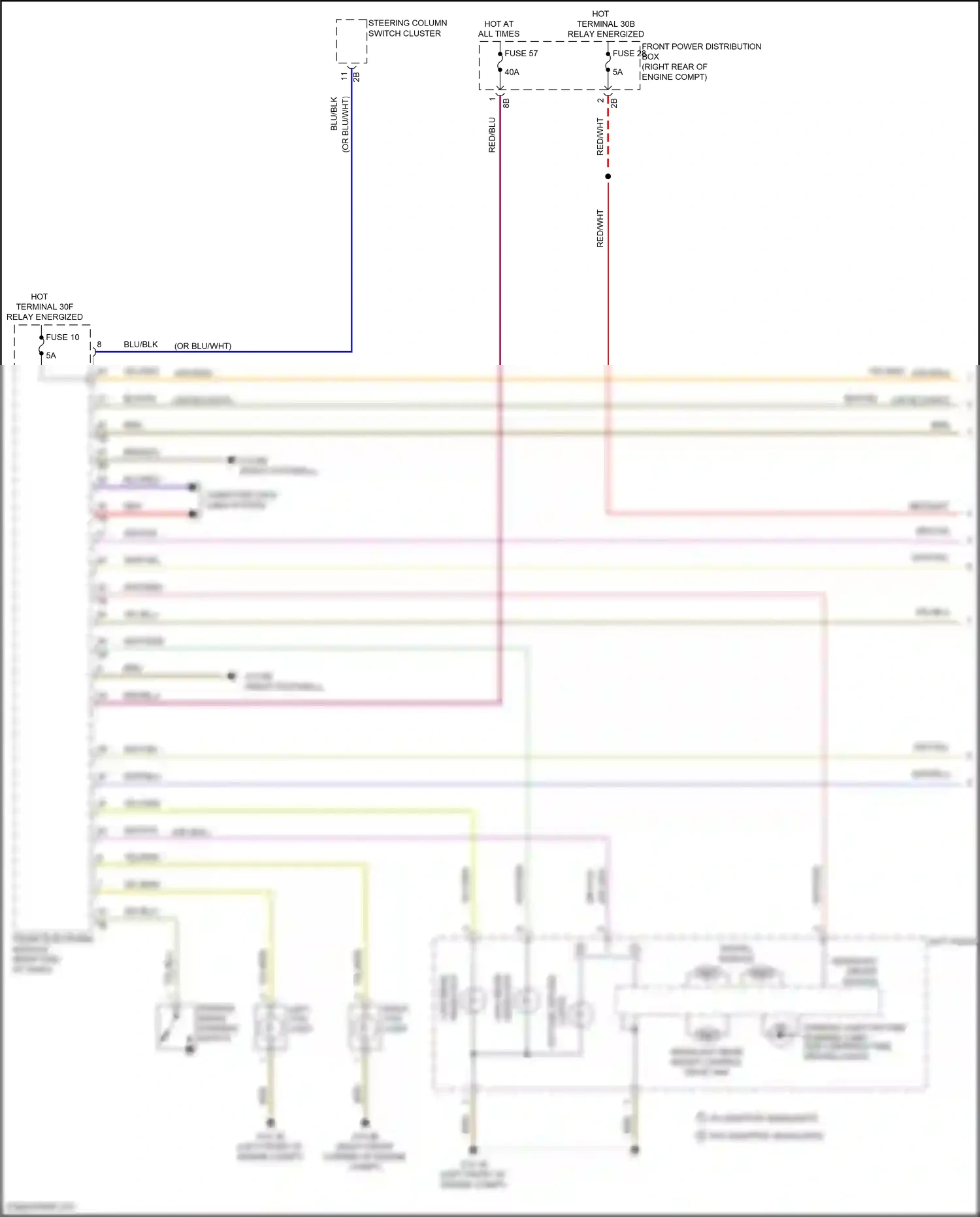 BMW 3 series GT F34 (2011-2016) steering column switch cluster wiring diagram  (11 of 15)