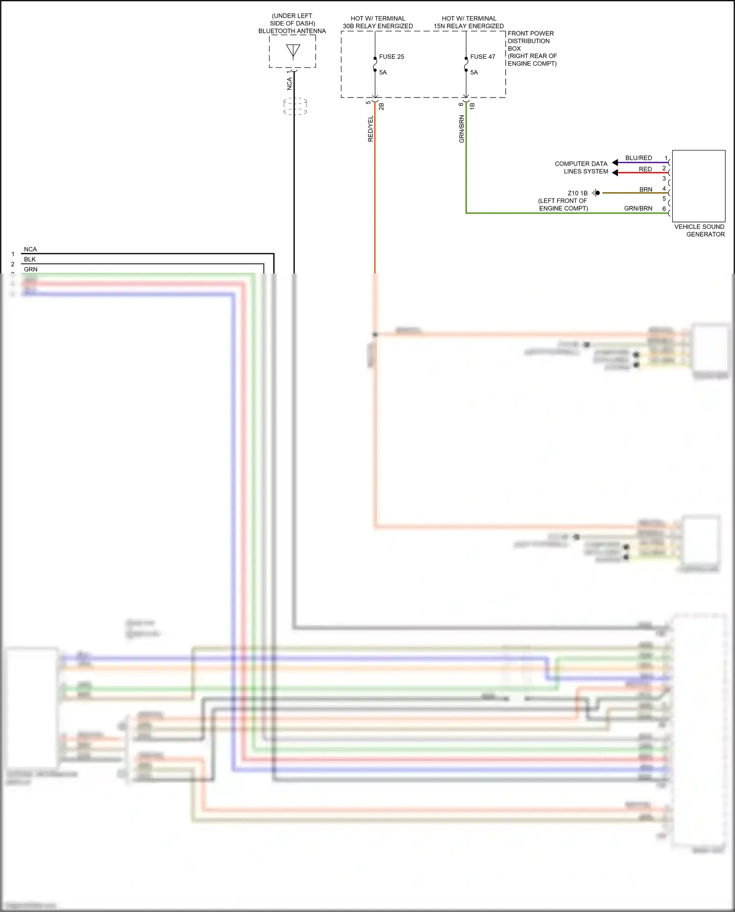 BMW 3 series GT F34 (2011-2016) touch box wiring diagram  (11 of 15)