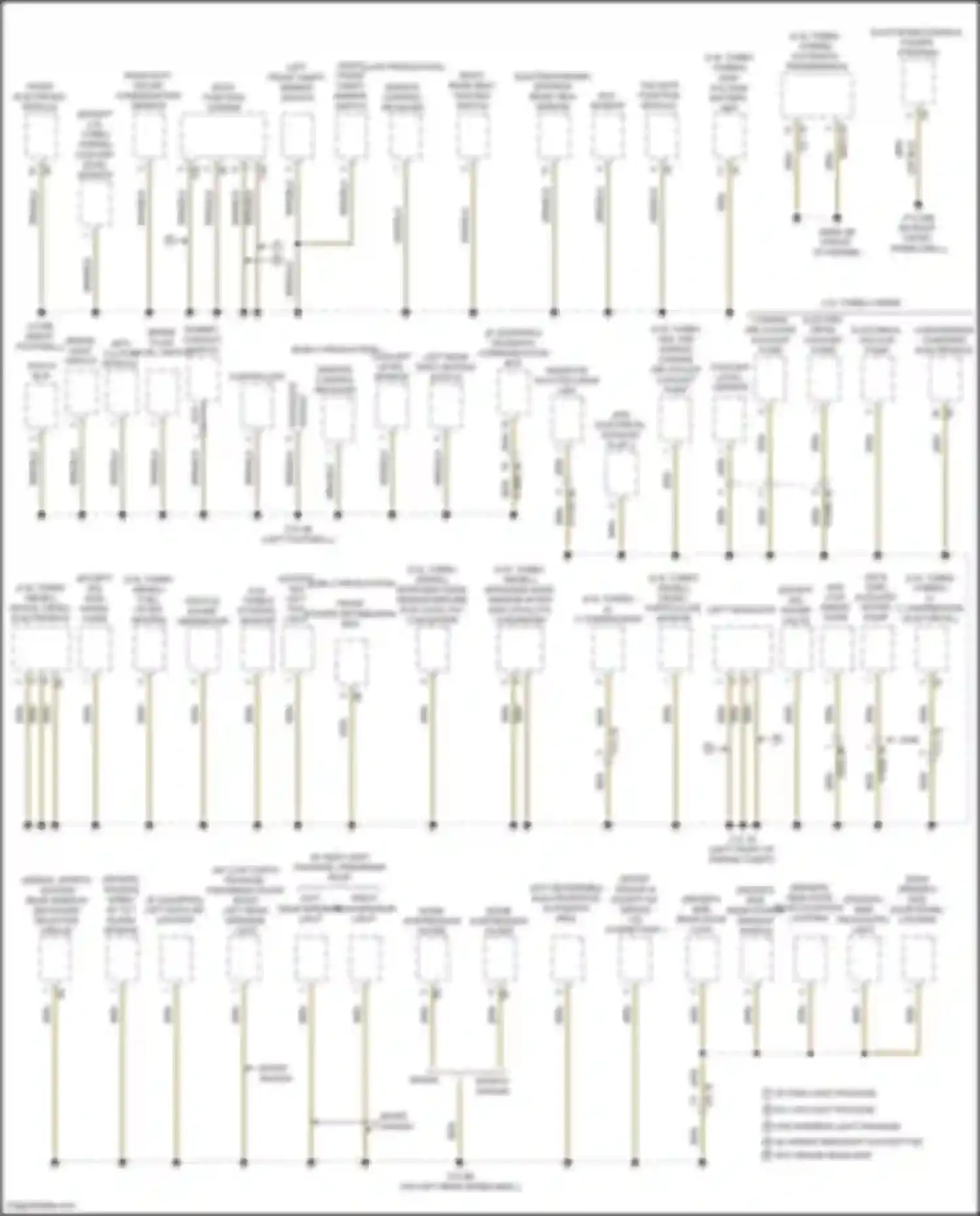 3 series BMW F30/F31 facelift (2015-2020): Ground distribution circuit (4 of 4)