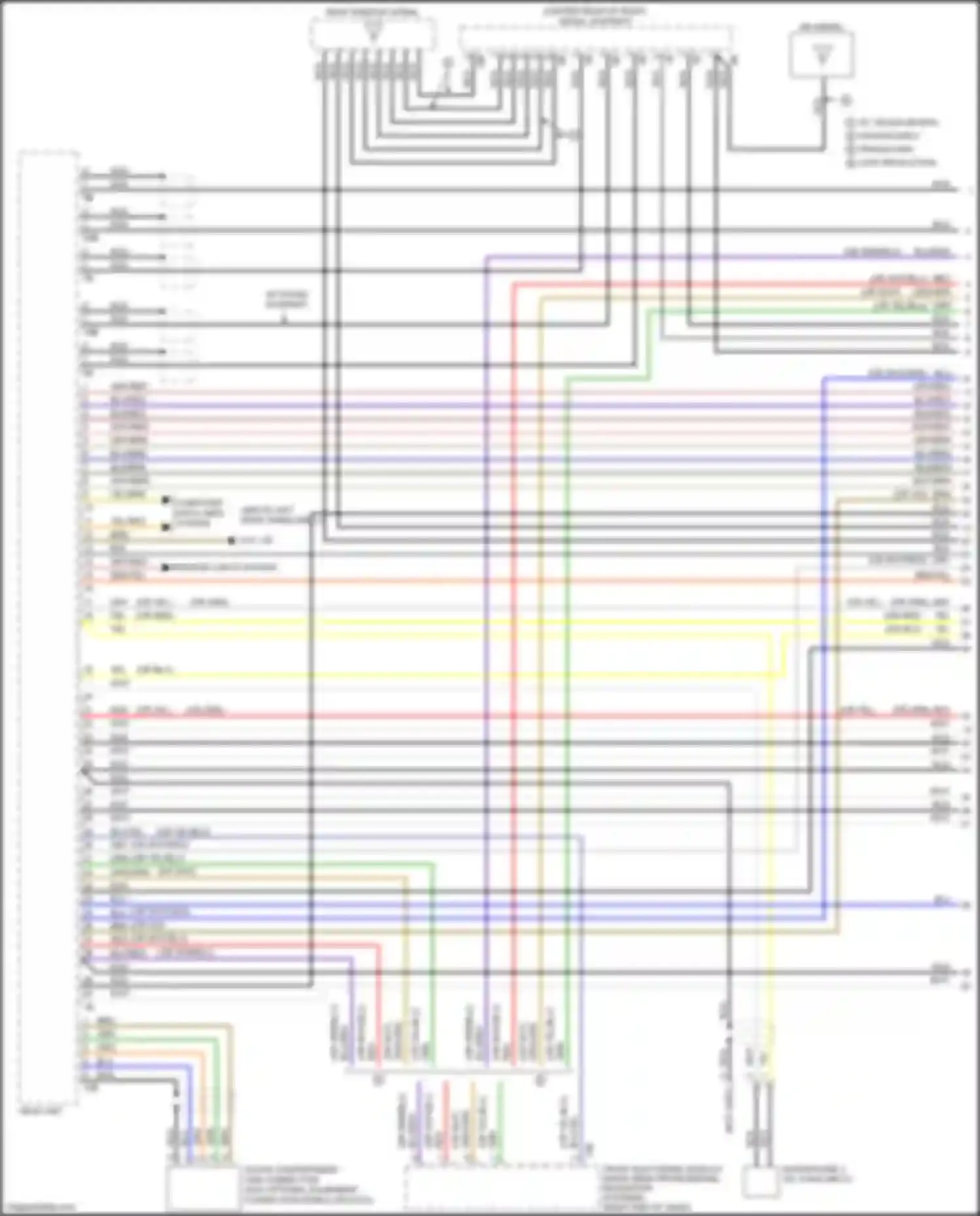 3 series BMW F30/F31 facelift (2015-2020): Base radio circuit, w/ active sound design (1 of 6)