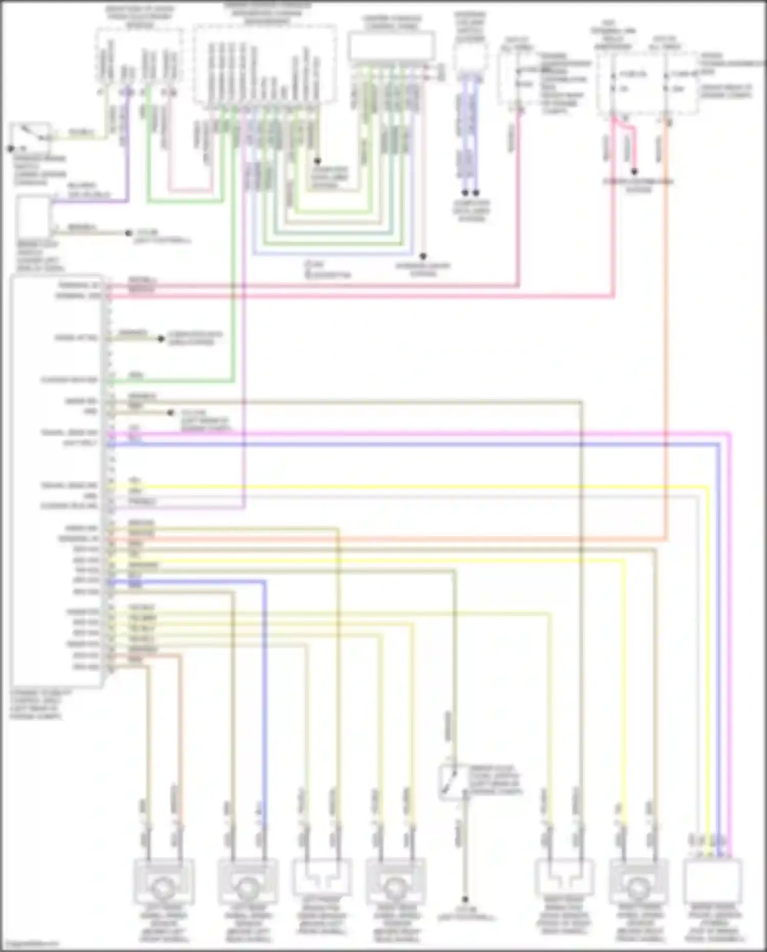 Wiring diagram bus sig for BMW 3 series F30/F31 facelift (2015-2020) (1 of 10)