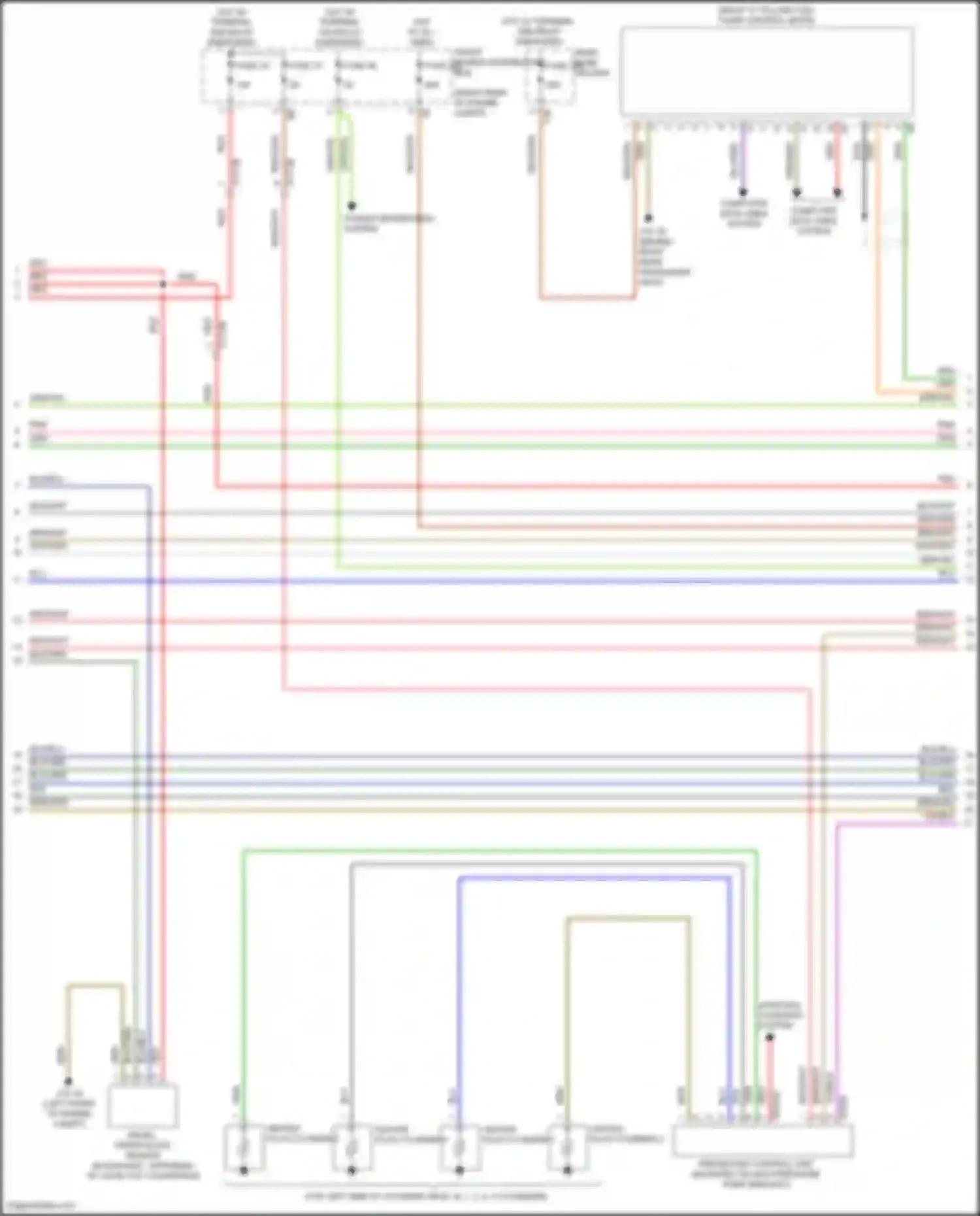 Wiring diagram computer data lines system for BMW 3 series F30/F31 facelift (2015-2020) (89 of 95)
