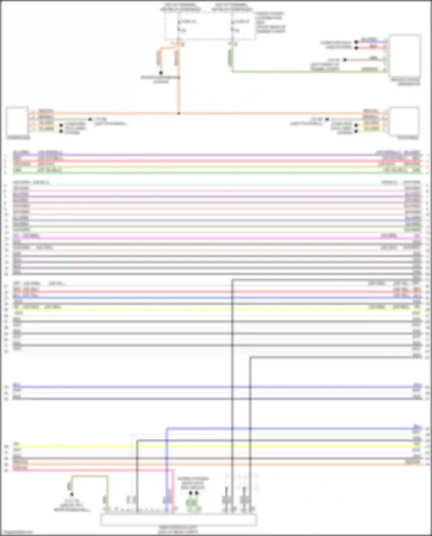 Wiring diagram computer data lines system for BMW 3 series F30/F31 facelift (2015-2020) (28 of 95)