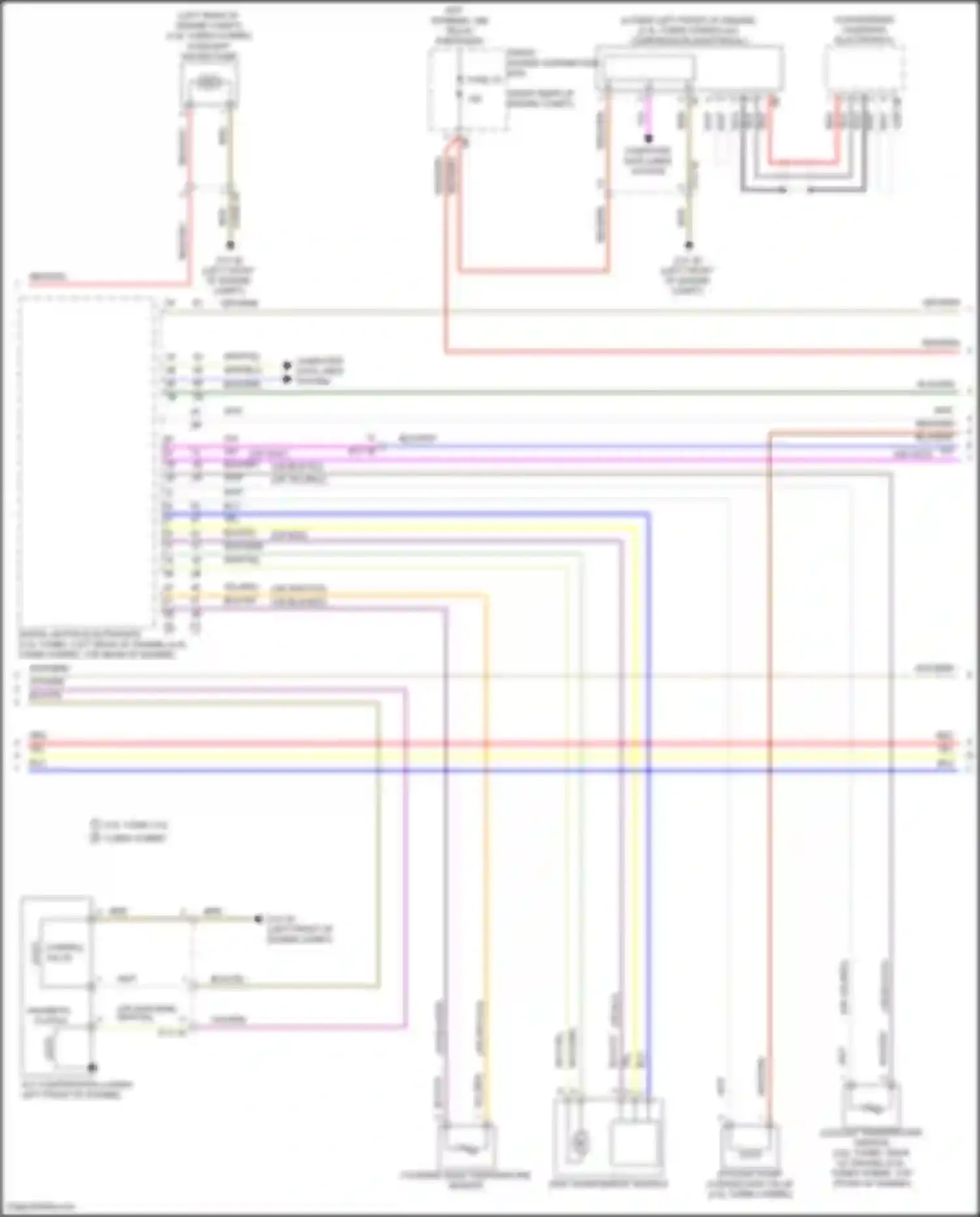 Wiring diagram coolant temperature sensor for BMW 3 series F30/F31 facelift (2015-2020) (1 of 6)