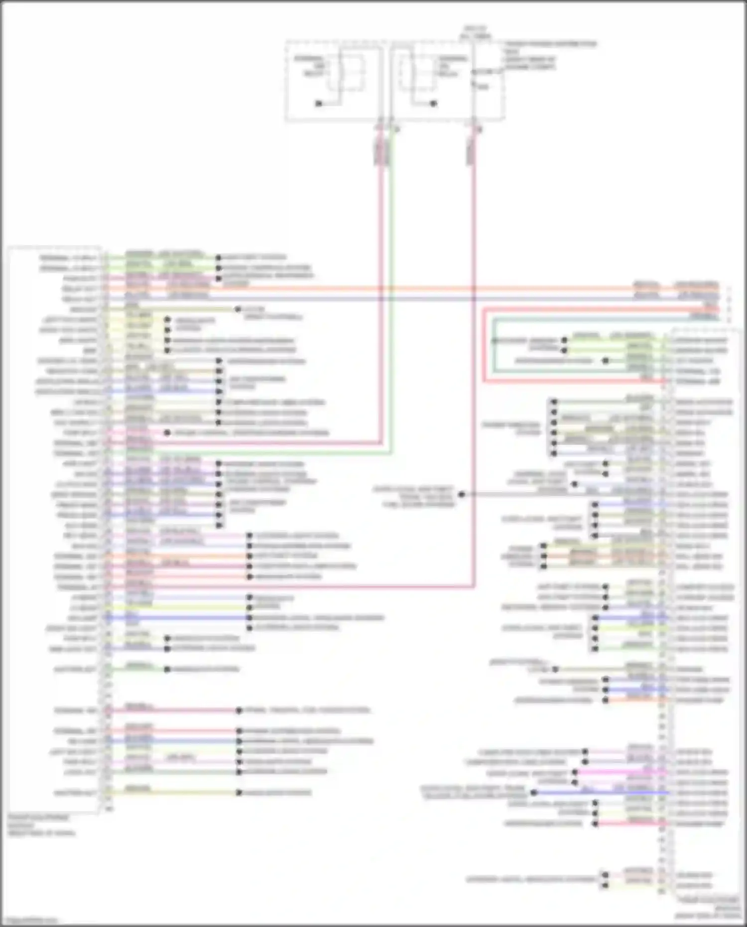 Wiring diagram cruise control, starting/ charging systems for BMW 3 series F30/F31 facelift (2015-2020) (1 of 1)