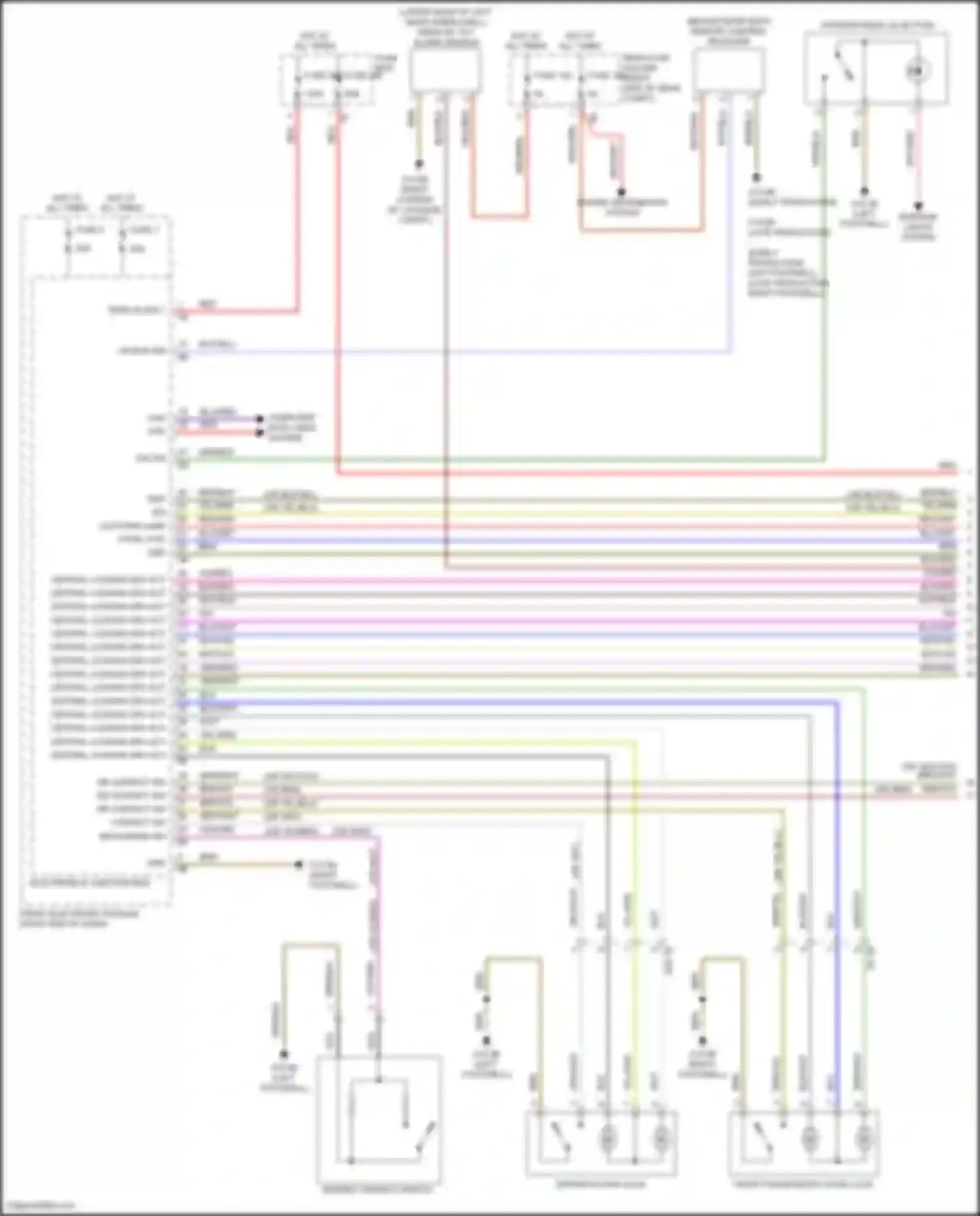 Wiring diagram fuse 104 for BMW 3 series F30/F31 facelift (2015-2020) (4 of 8)