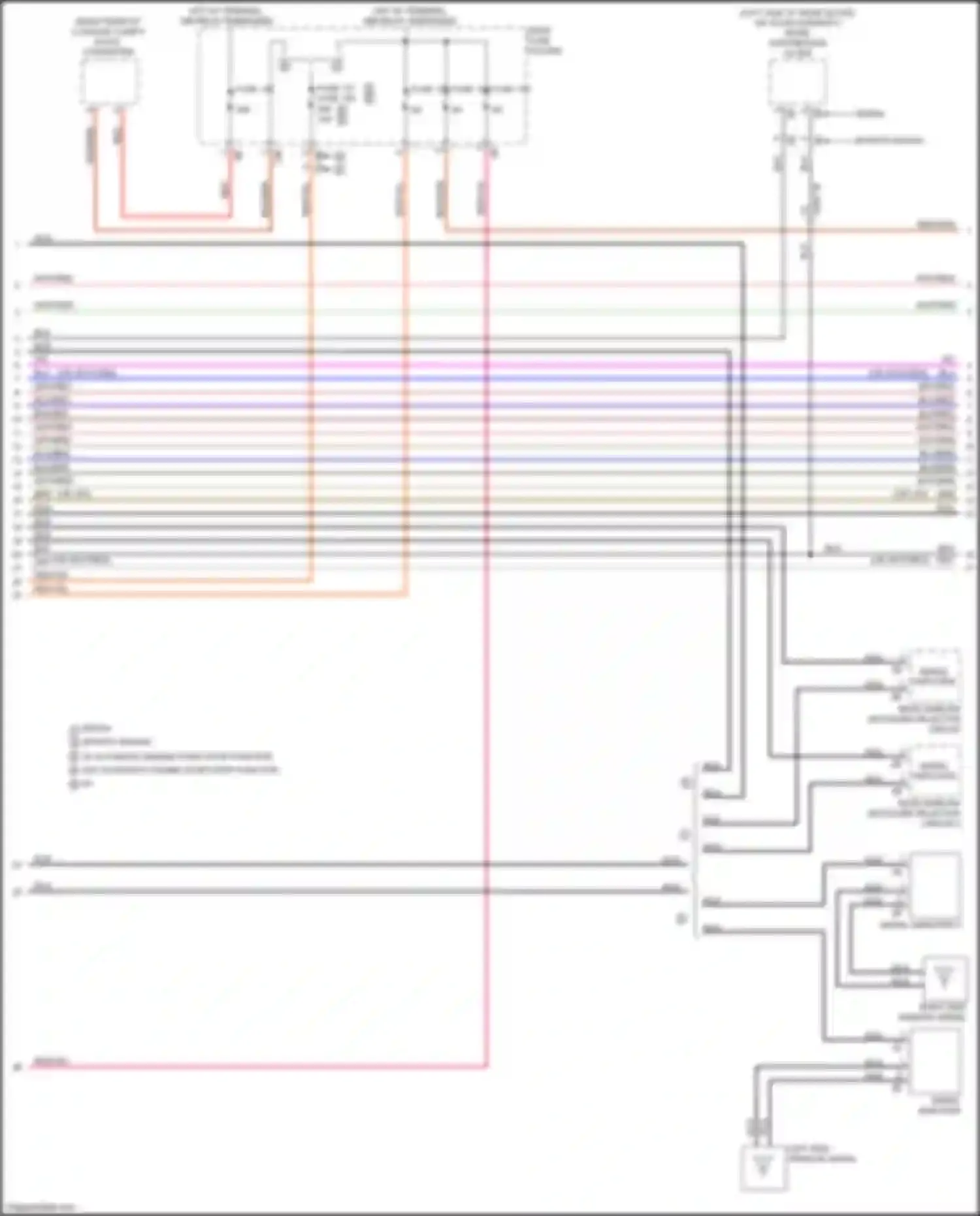 Wiring diagram fuse 125 for BMW 3 series F30/F31 facelift (2015-2020) (3 of 9)