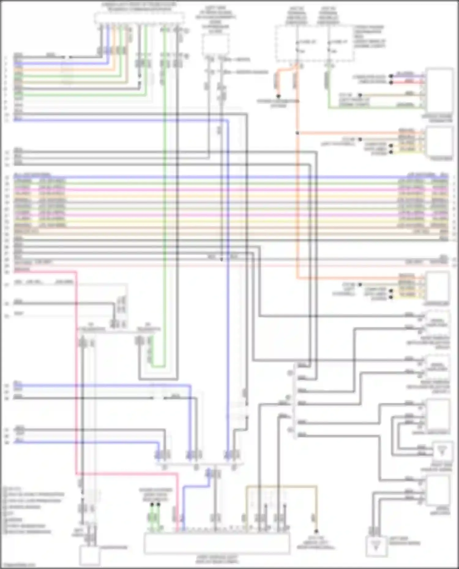 Wiring diagram fuse 25 for BMW 3 series F30/F31 facelift (2015-2020) (5 of 10)