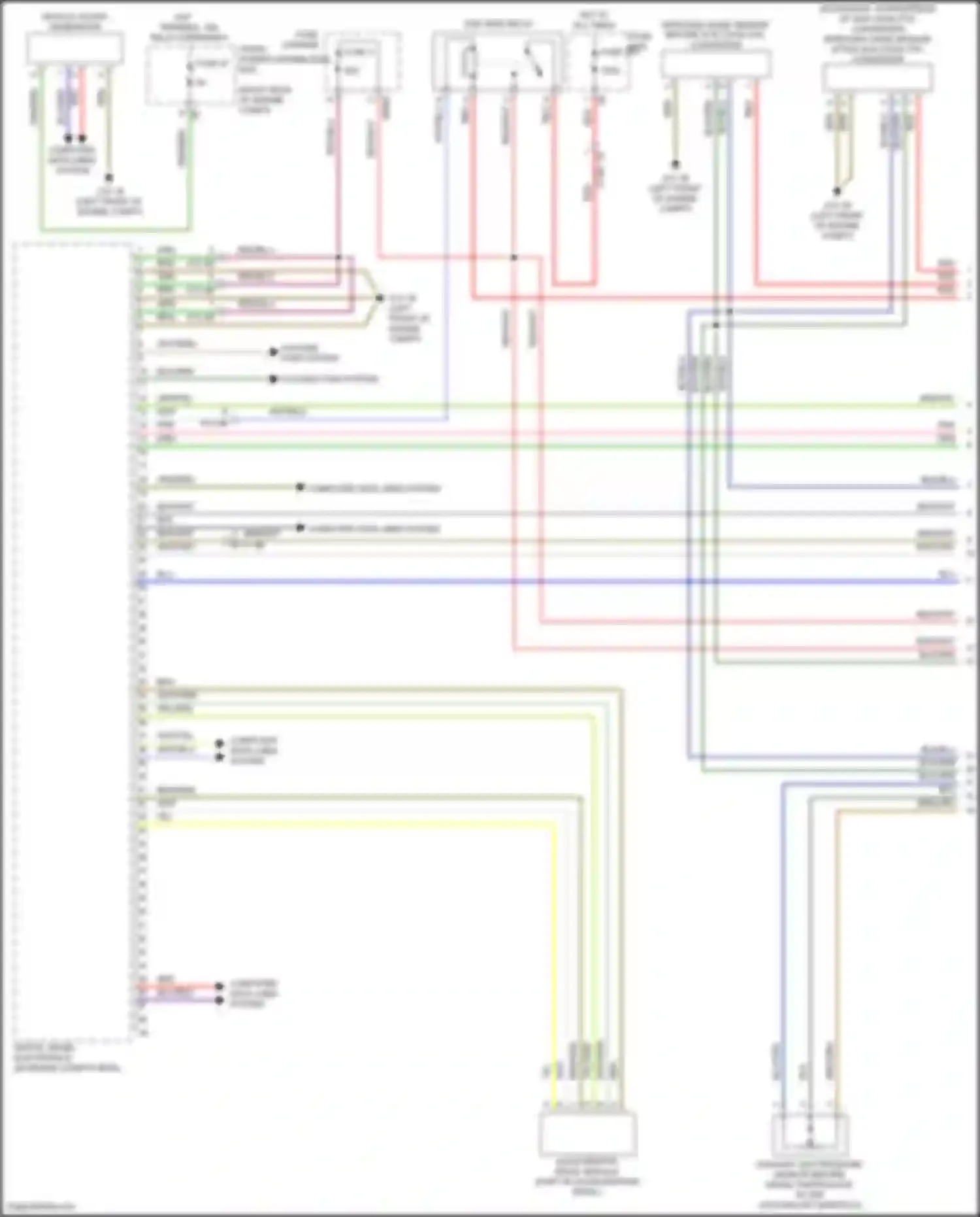 Wiring diagram fuse 3 for BMW 3 series F30/F31 facelift (2015-2020) (5 of 5)