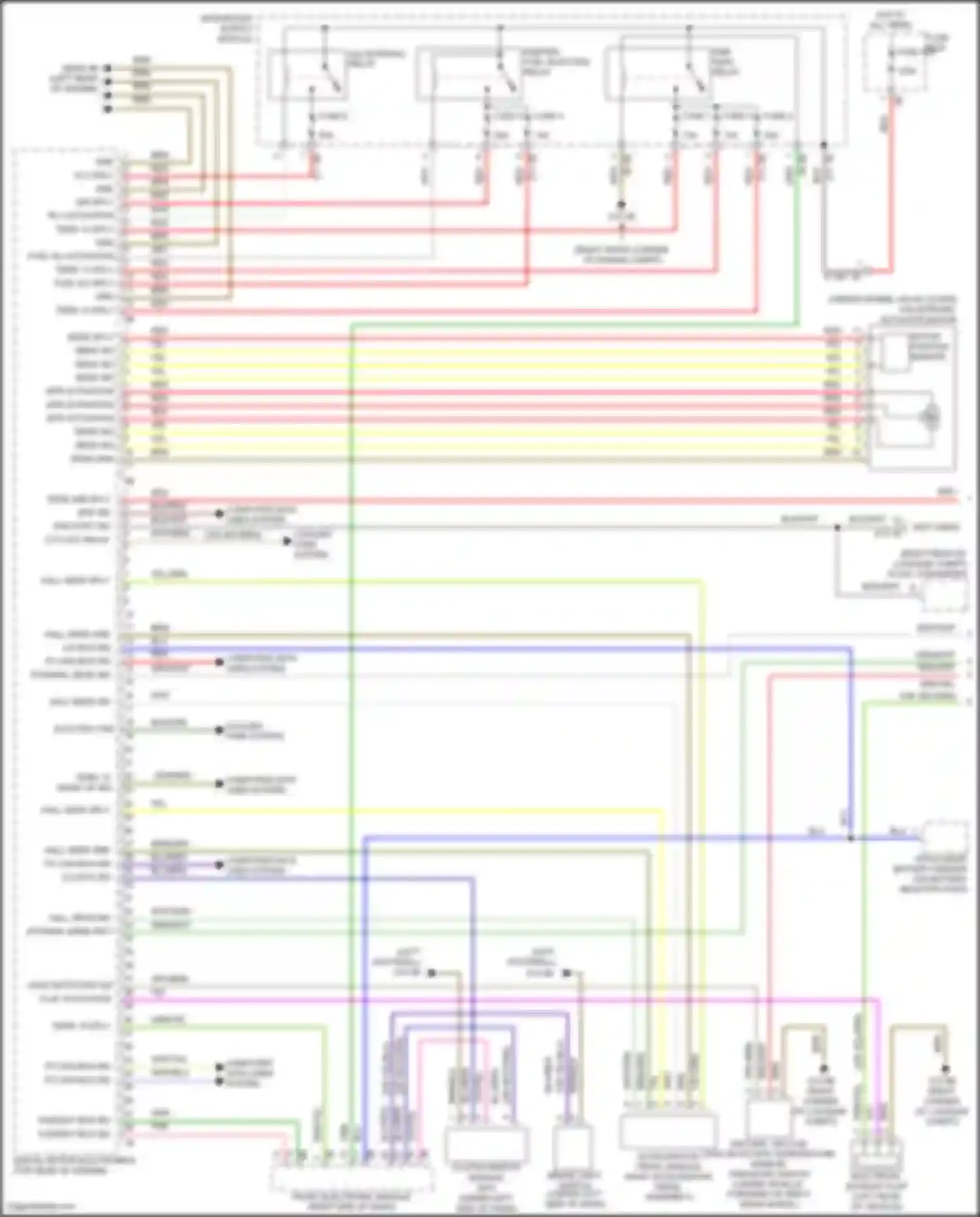 Wiring diagram fuse 5 for BMW 3 series F30/F31 facelift (2015-2020) (4 of 6)