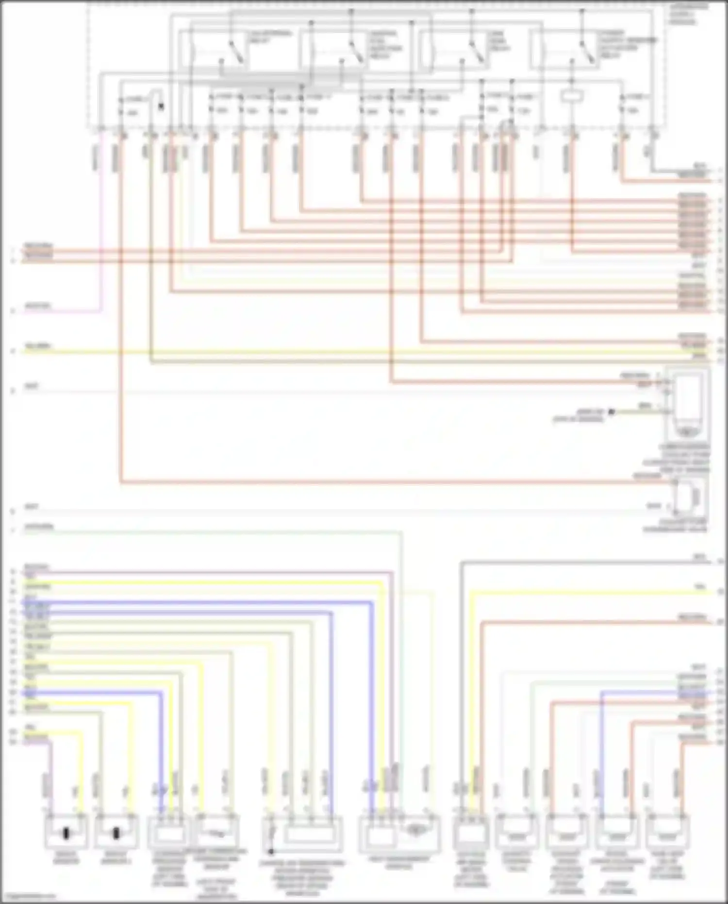 Wiring diagram fuse 6 for BMW 3 series F30/F31 facelift (2015-2020) (6 of 7)