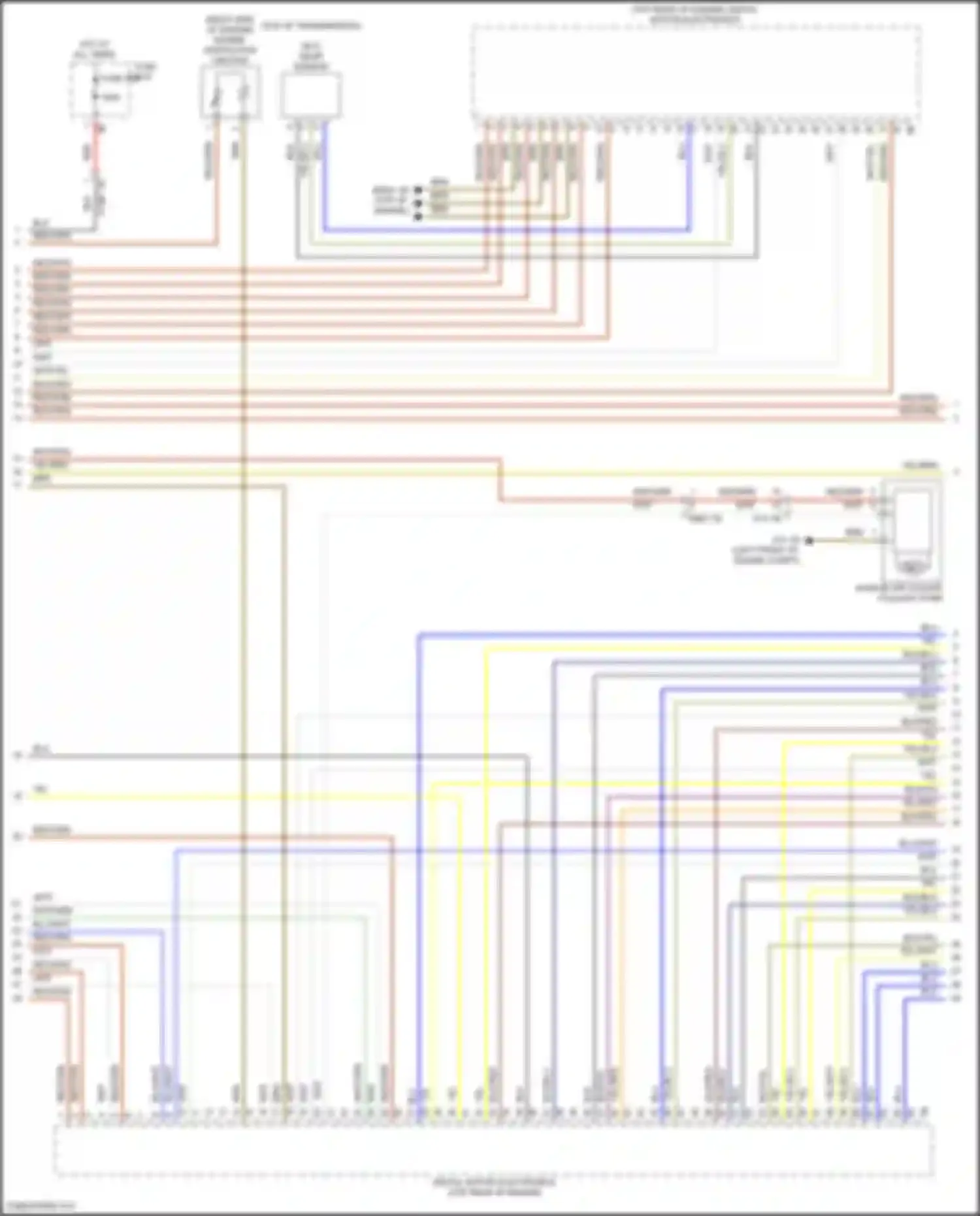 Wiring diagram fuse box for BMW 3 series F30/F31 facelift (2015-2020) (13 of 15)