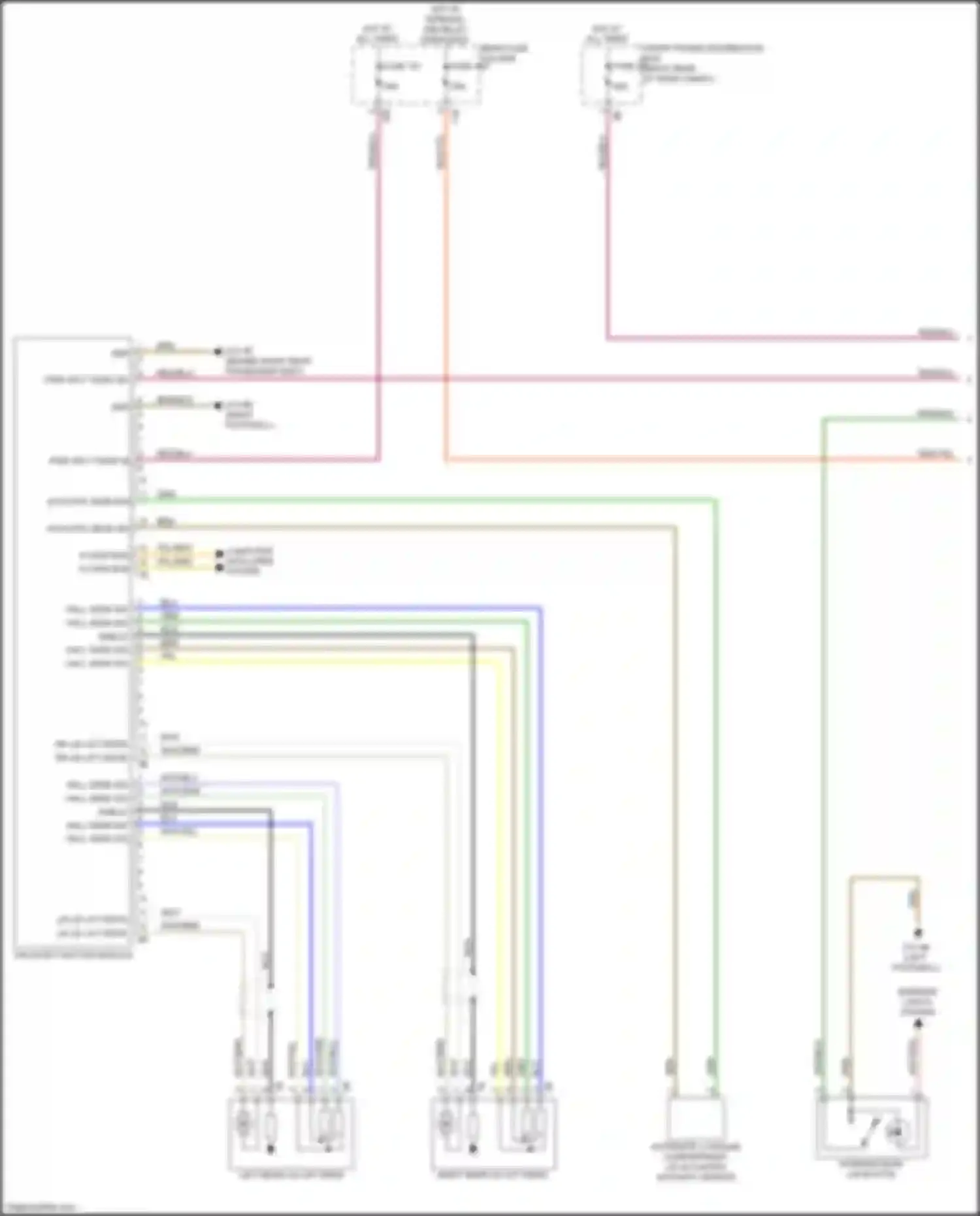 Wiring diagram hall sens sig for BMW 3 series F30/F31 facelift (2015-2020) (5 of 6)