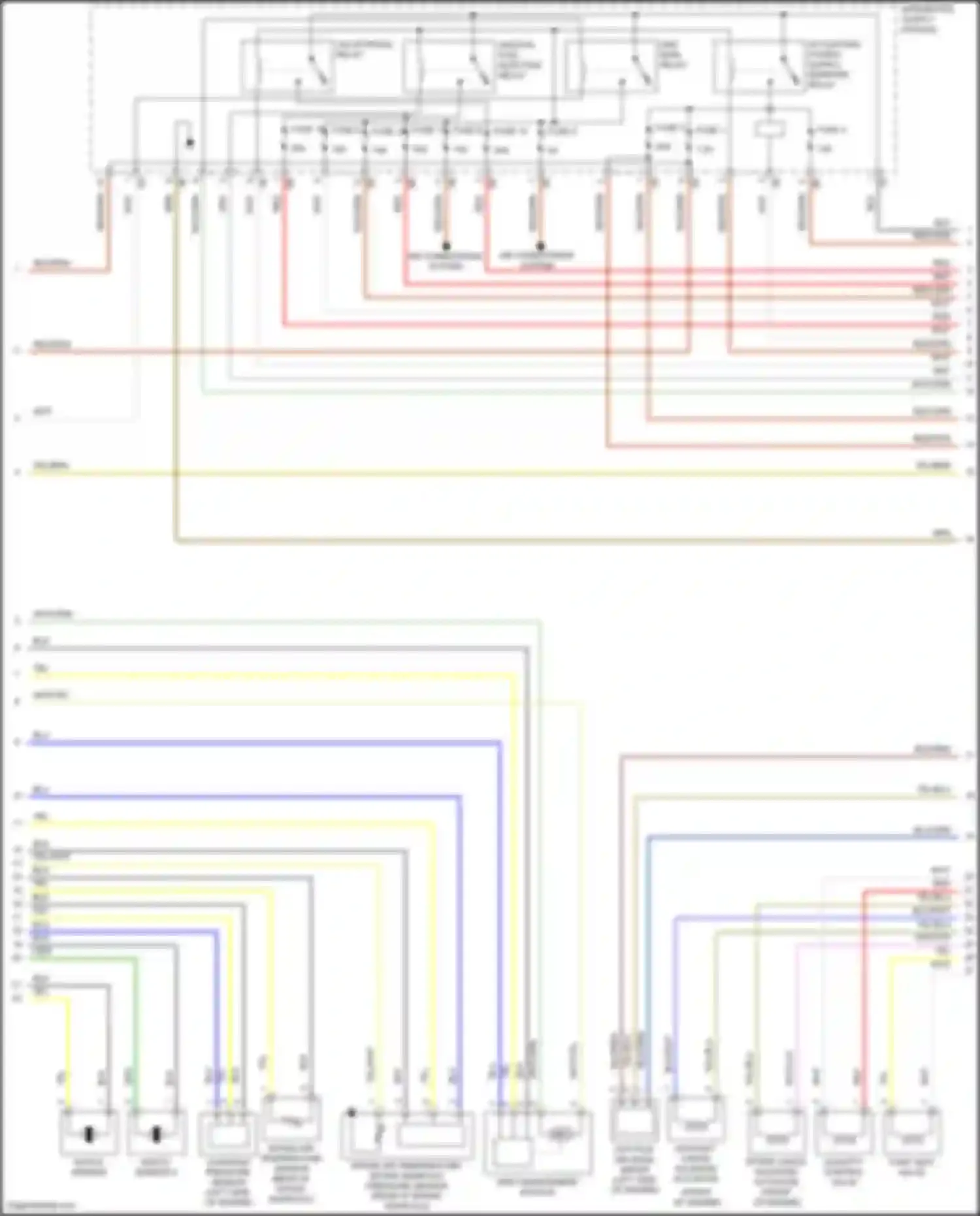 Wiring diagram intake vanos solenoid actuator for BMW 3 series F30/F31 facelift (2015-2020) (3 of 3)