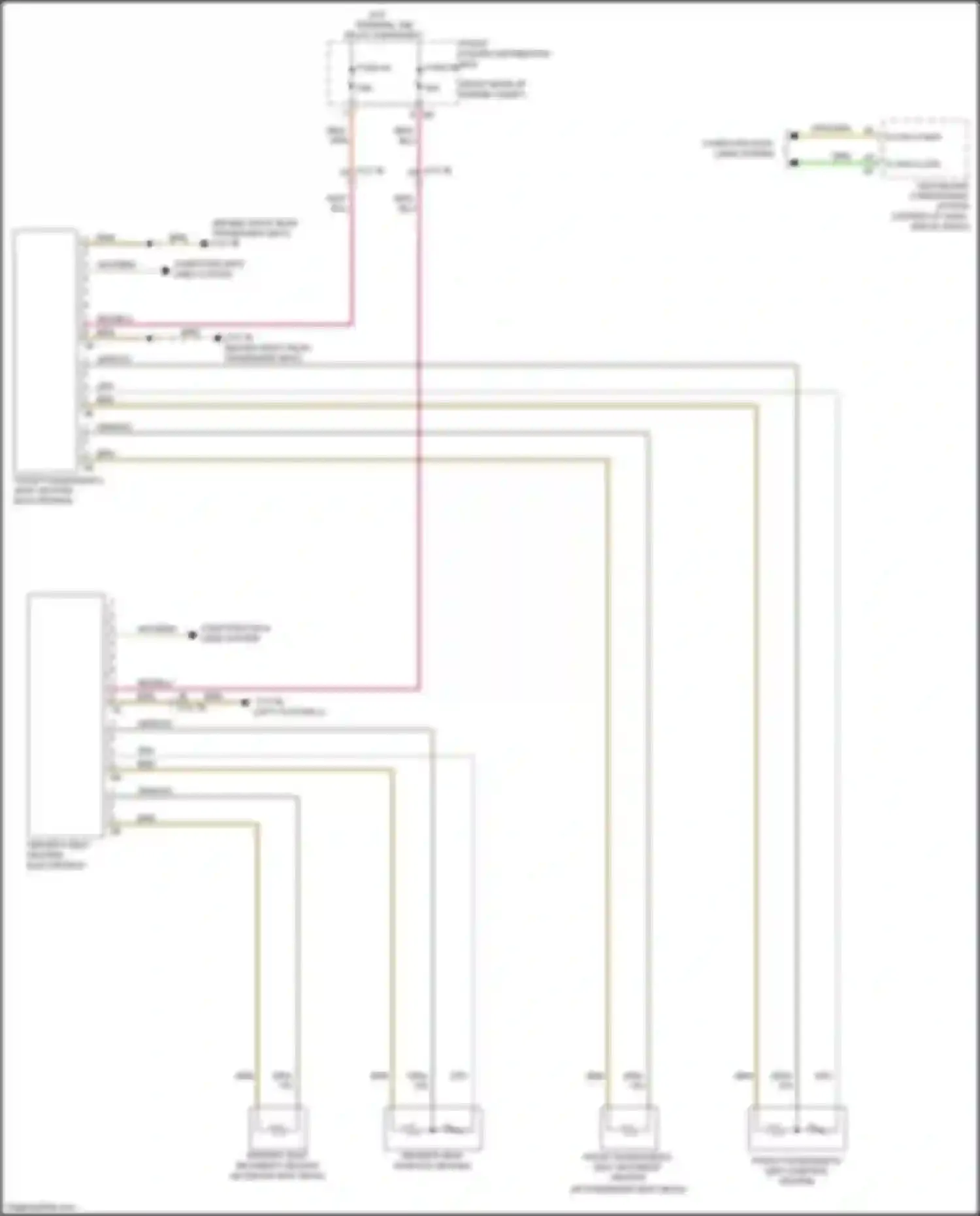Wiring diagram k-can 2 high for BMW 3 series F30/F31 facelift (2015-2020) (2 of 2)