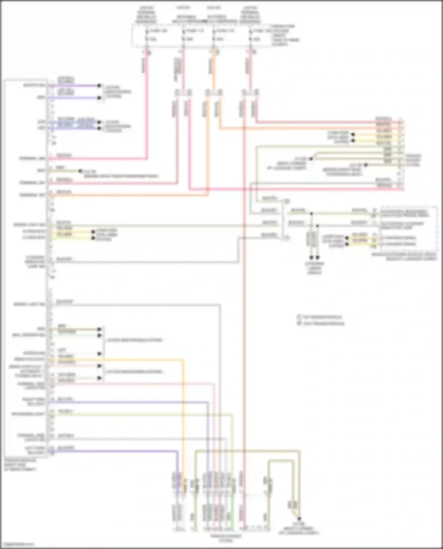 Wiring diagram left turn sig light for BMW 3 series F30/F31 facelift (2015-2020) (1 of 1)