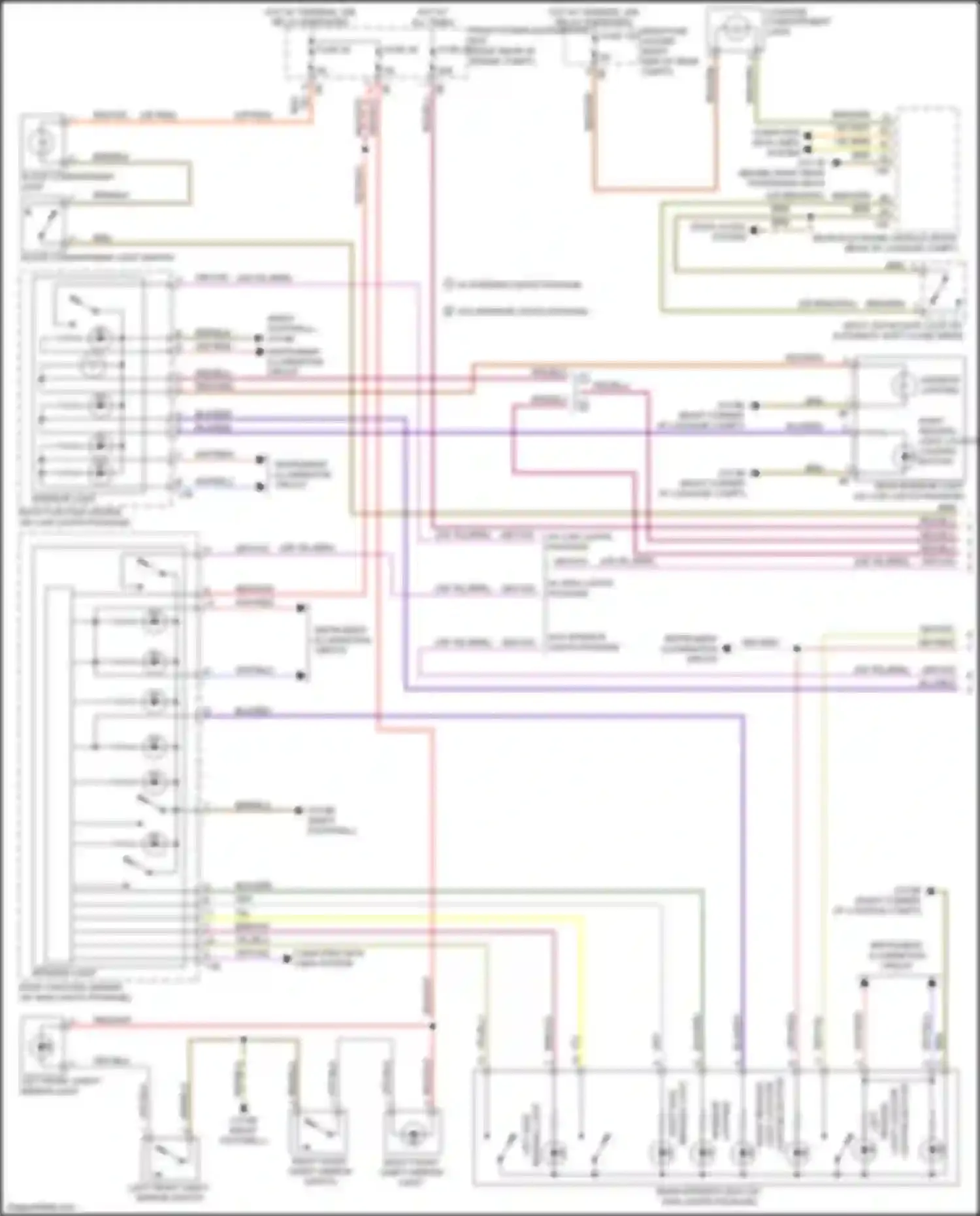 Wiring diagram light locator for BMW 3 series F30/F31 facelift (2015-2020) (1 of 1)