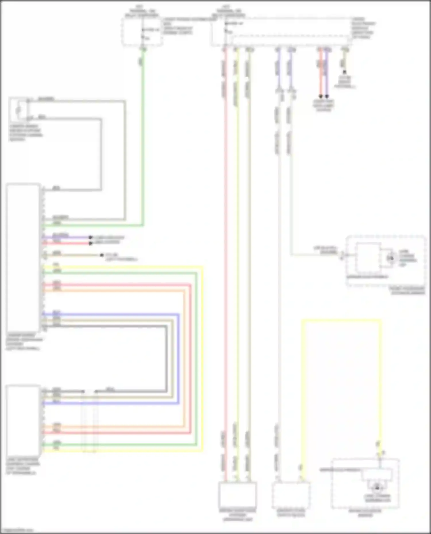 Wiring diagram mirror electronics for BMW 3 series F30/F31 facelift (2015-2020) (1 of 2)