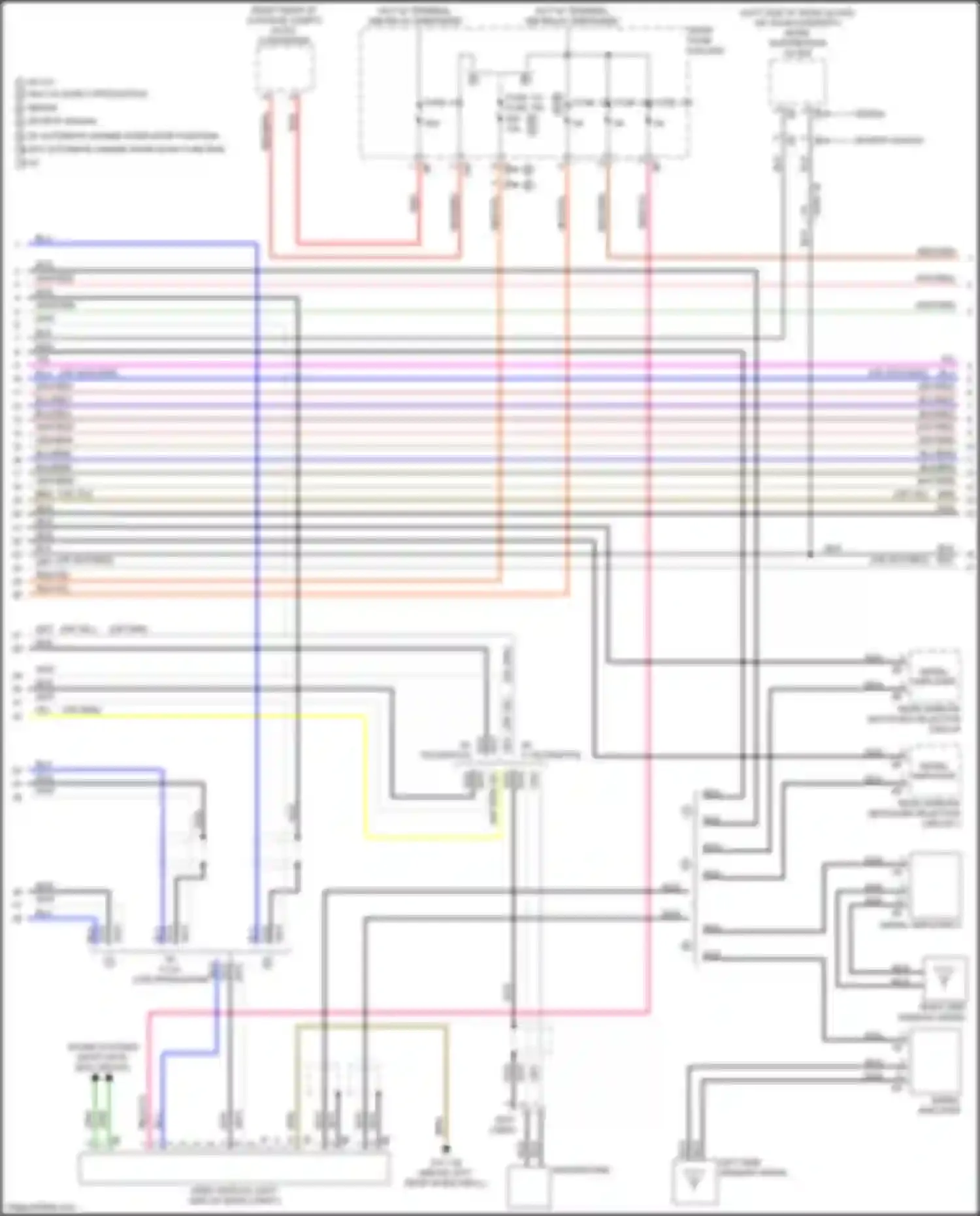 Wiring diagram rear window defogger rejector circuit 2 for BMW 3 series F30/F31 facelift (2015-2020) (1 of 9)