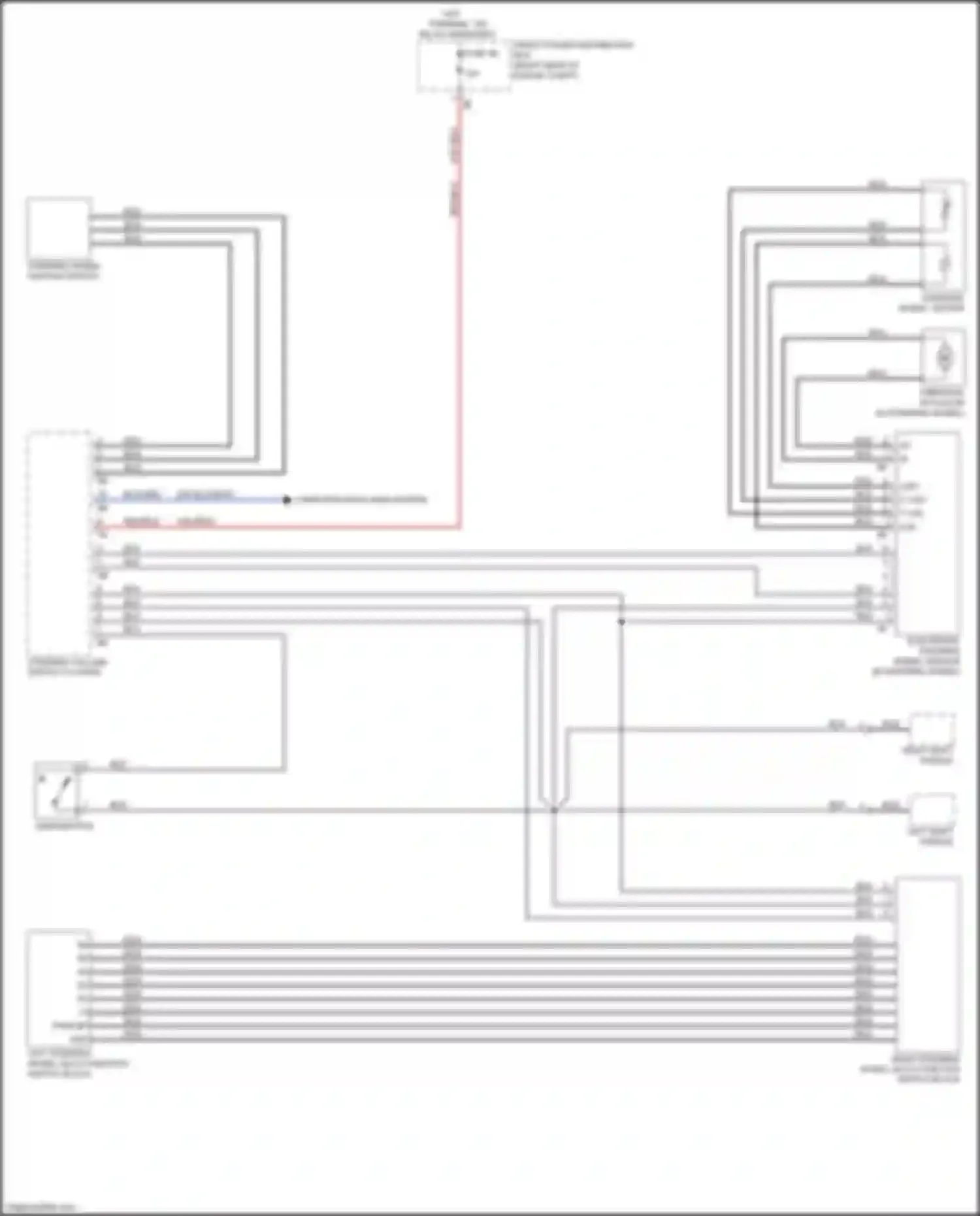 Wiring diagram right shift paddle for BMW 3 series F30/F31 facelift (2015-2020) (2 of 4)