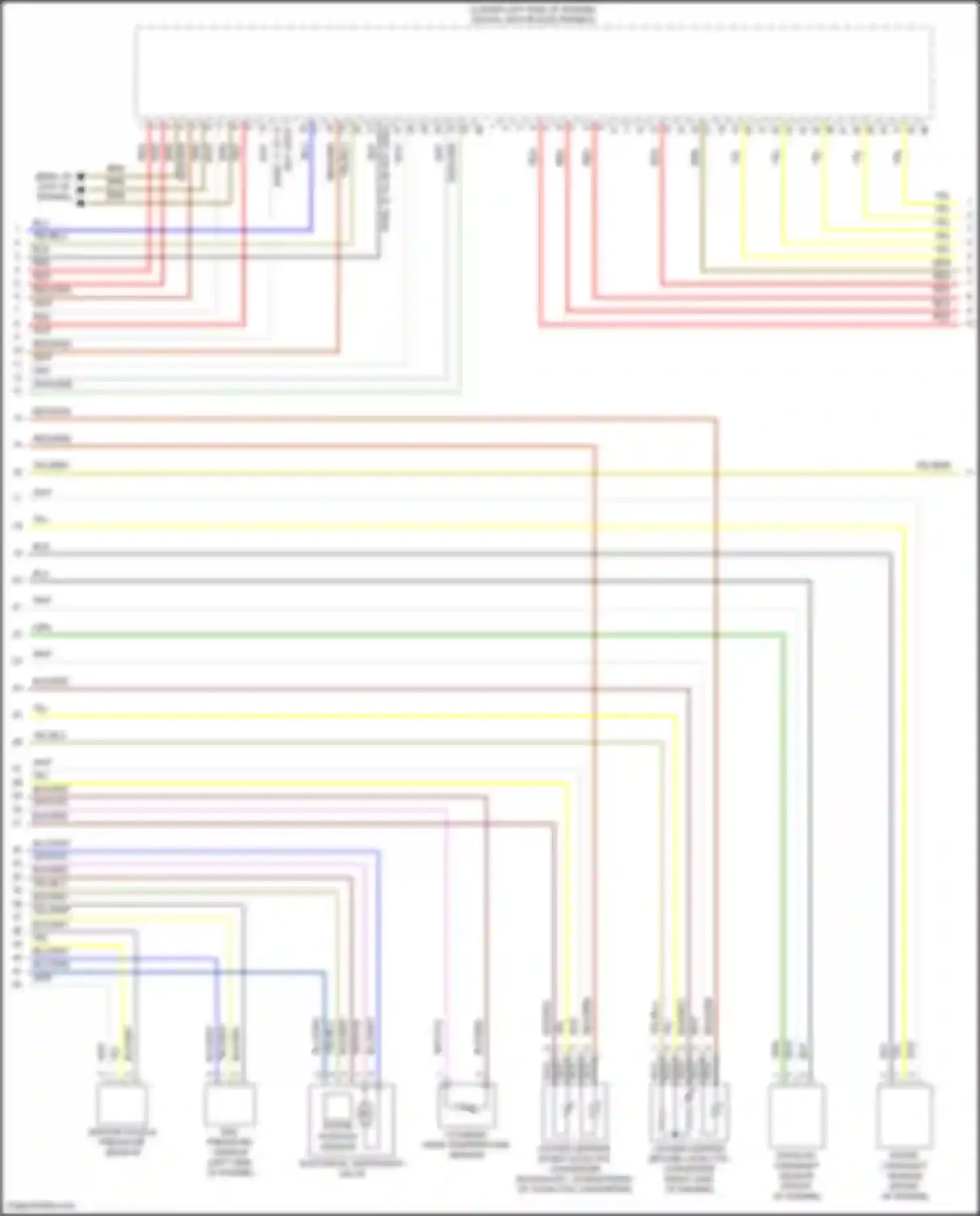 Wiring diagram rotor position sensor for BMW 3 series F30/F31 facelift (2015-2020) (3 of 3)