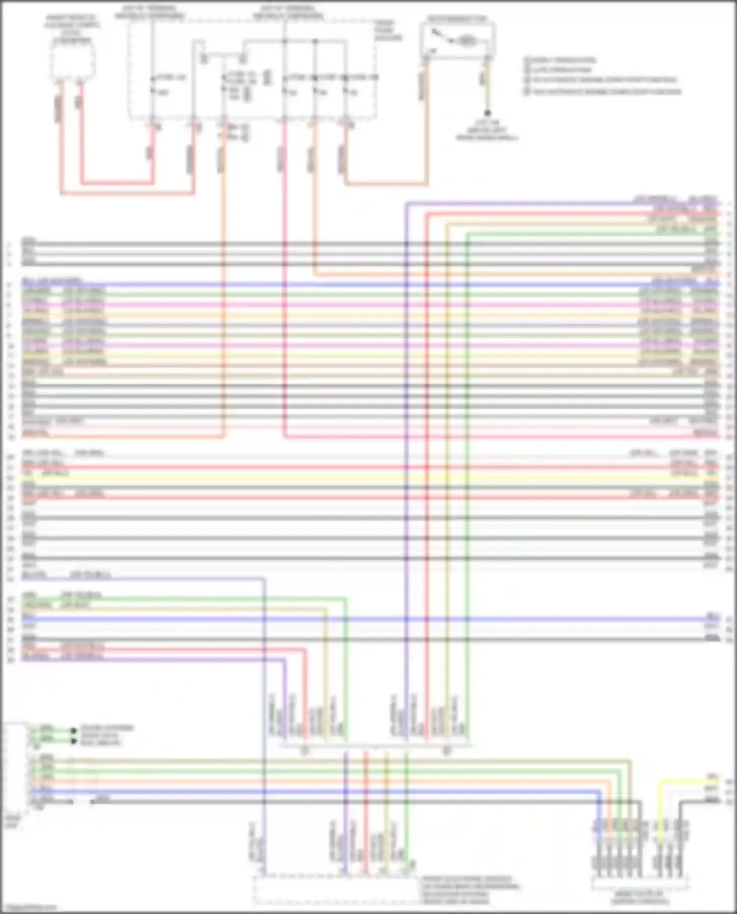 Wiring diagram sound systems for BMW 3 series F30/F31 facelift (2015-2020) (8 of 26)