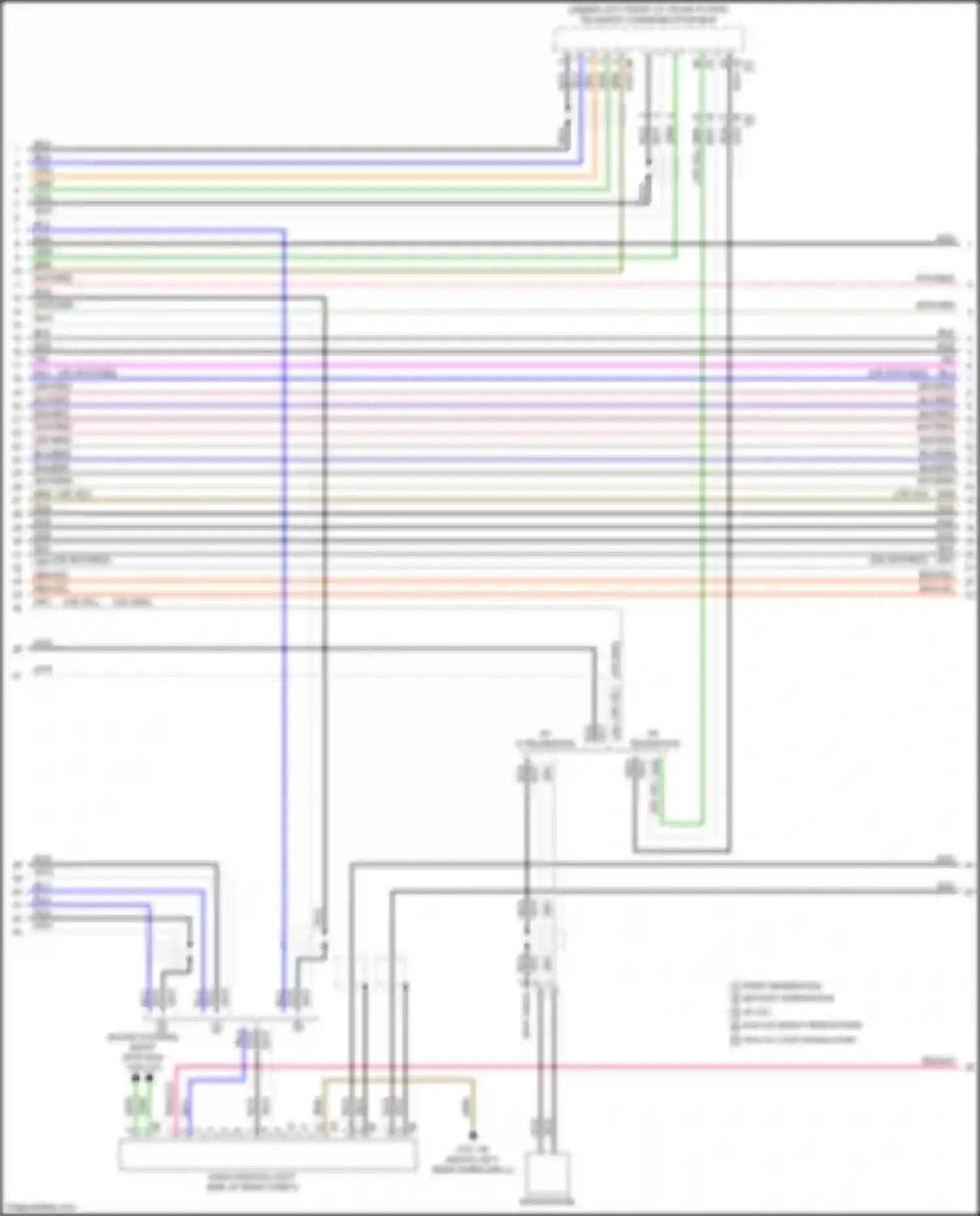 Wiring diagram sound systems for BMW 3 series F30/F31 facelift (2015-2020) (7 of 26)
