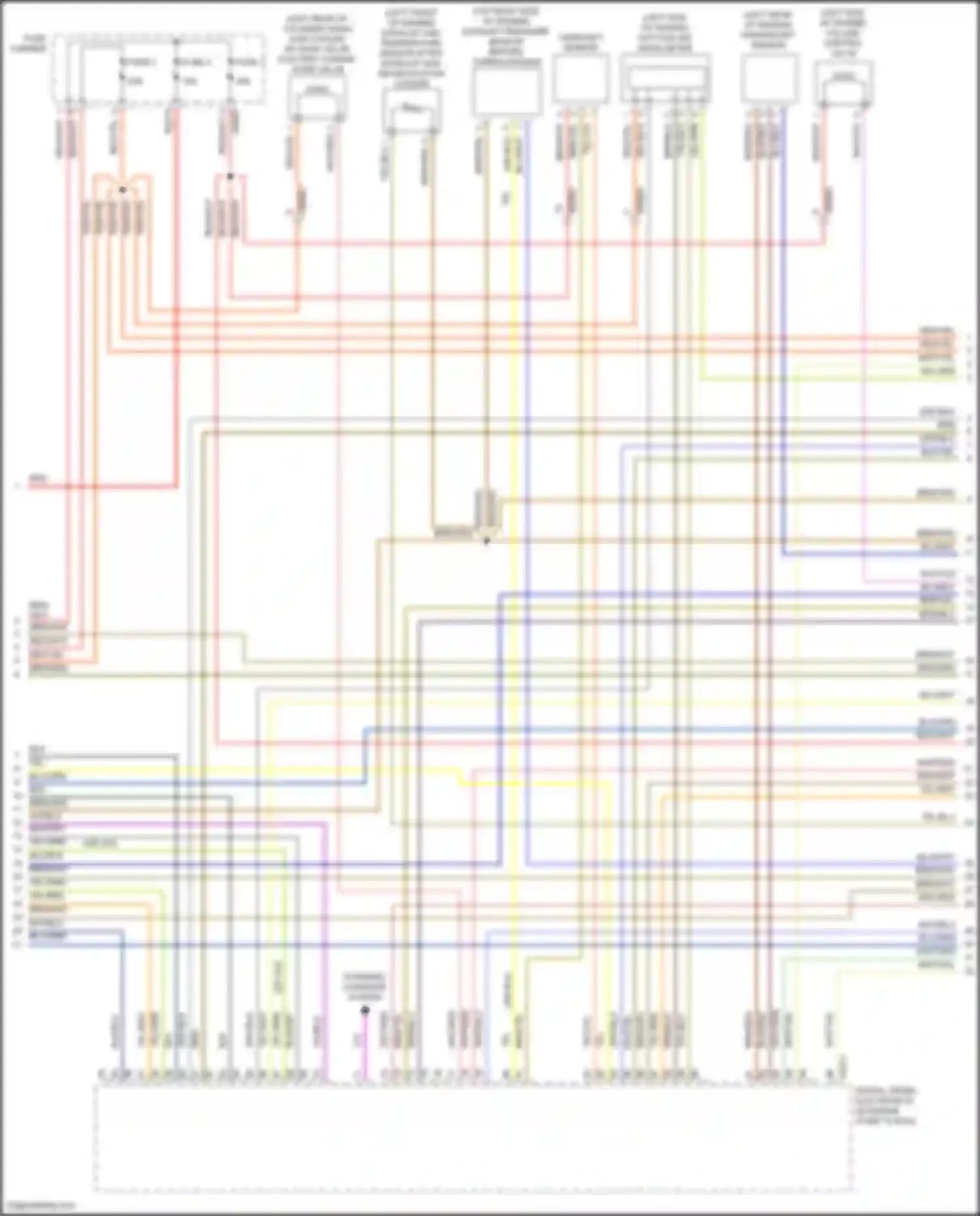 Wiring diagram starting/ charging system for BMW 3 series F30/F31 facelift (2015-2020) (4 of 5)