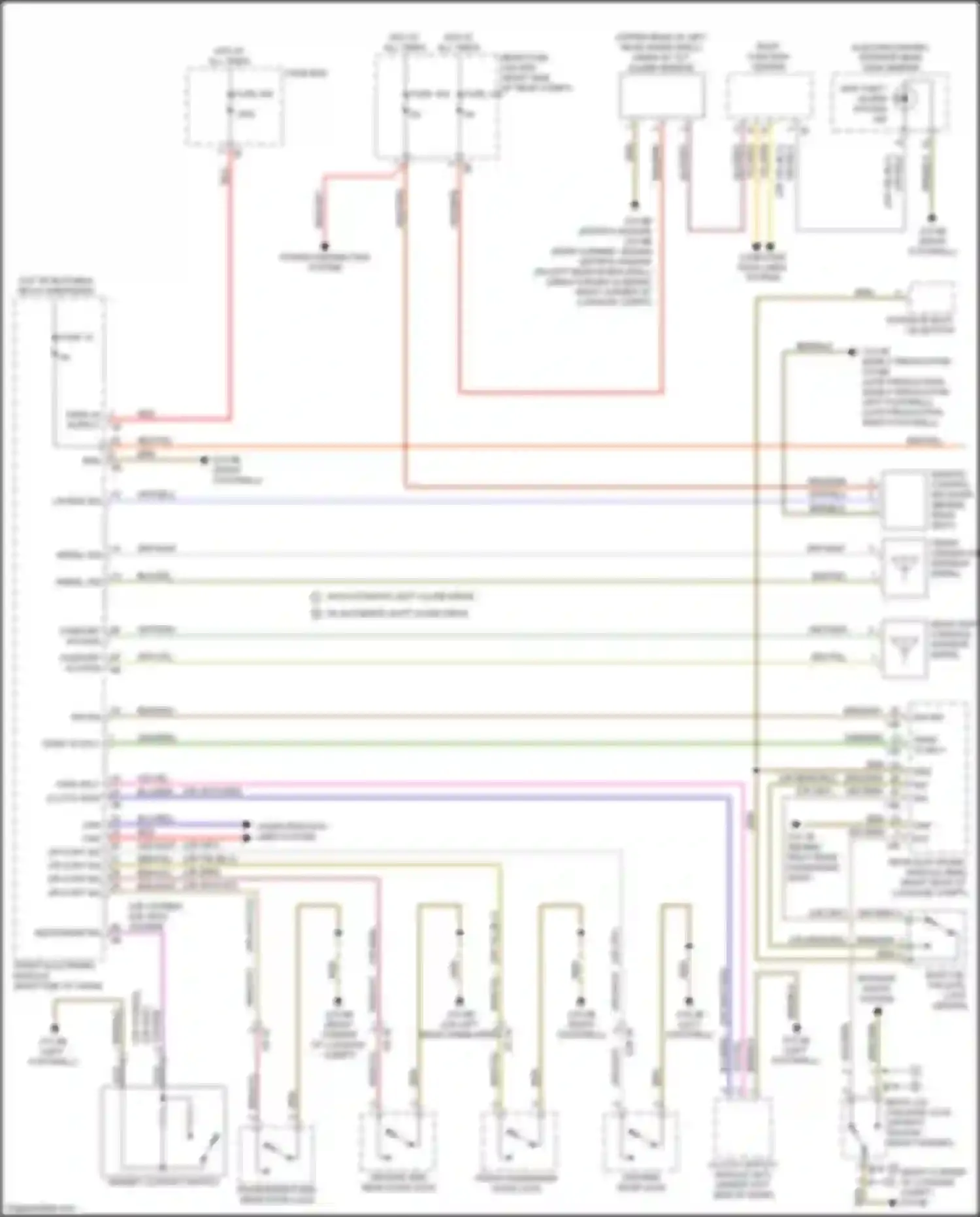 Wiring diagram sw sig for BMW 3 series F30/F31 facelift (2015-2020) (1 of 8)