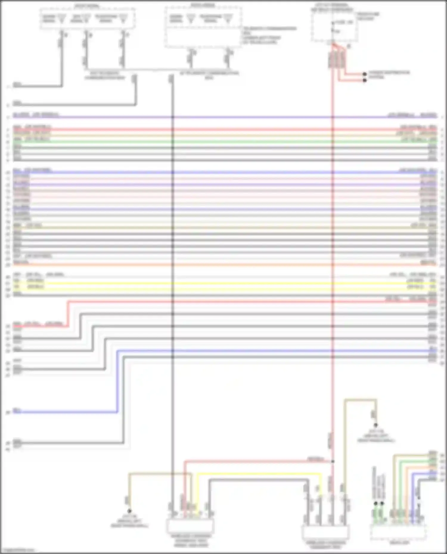 Wiring diagram telematic communication box for BMW 3 series F30/F31 facelift (2015-2020) (1 of 13)