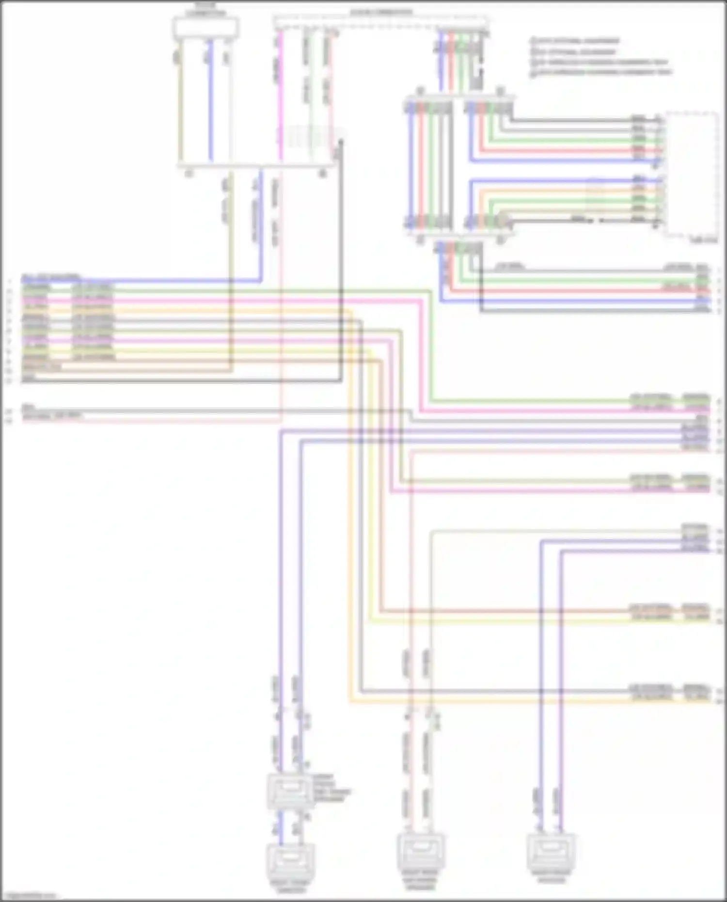 Wiring diagram usb- hub for BMW 3 series F30/F31 facelift (2015-2020) (5 of 9)