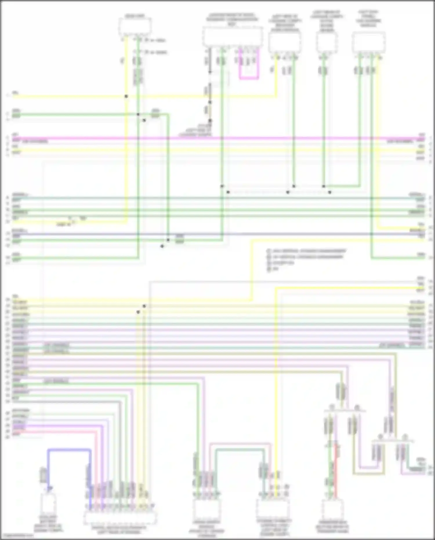 3 series BMW G20/G21 facelift (2022-2024): Computer data lines circuit (5 of 10)