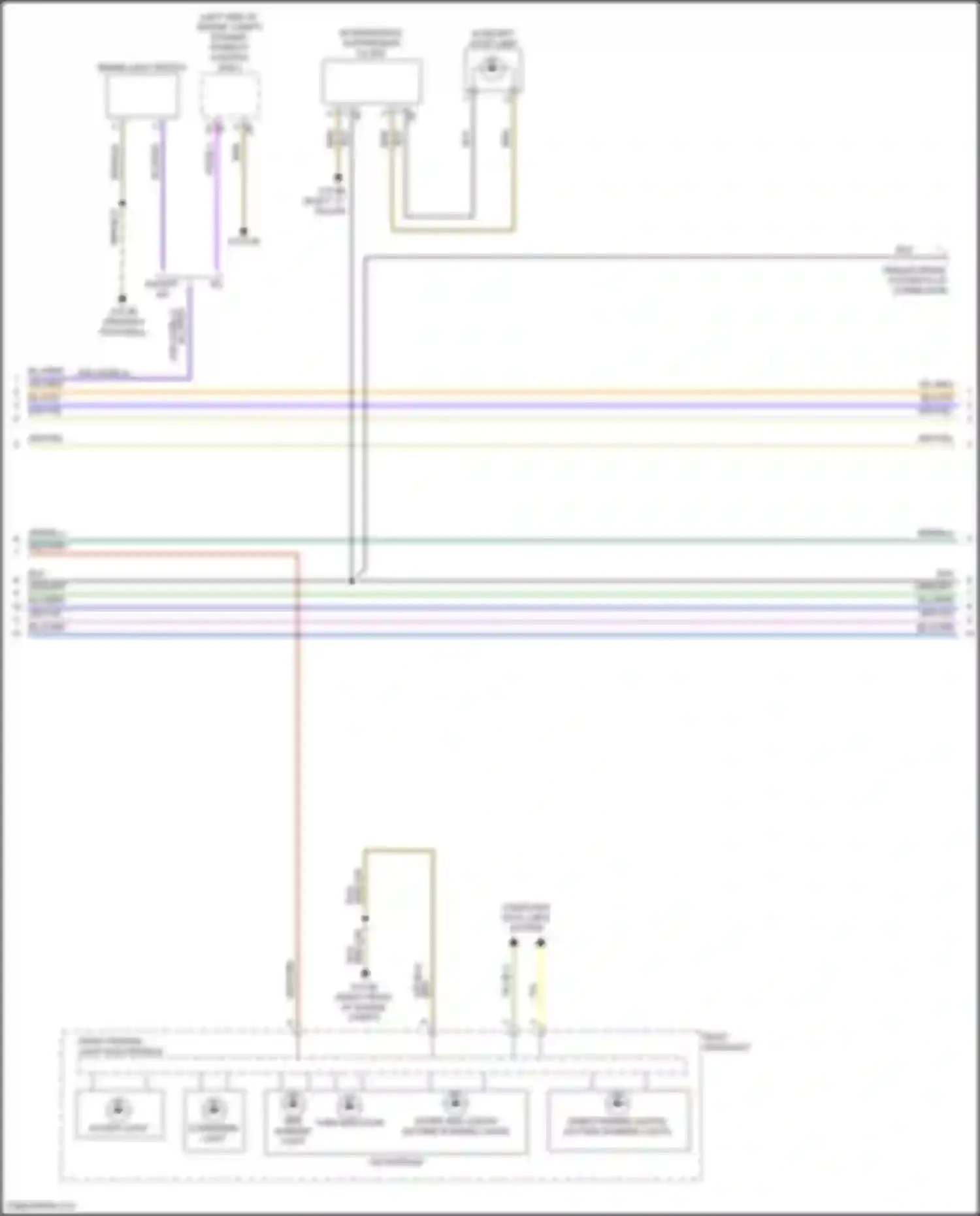 3 series BMW G20/G21 facelift (2022-2024): Exterior lamps circuit (3 of 4)