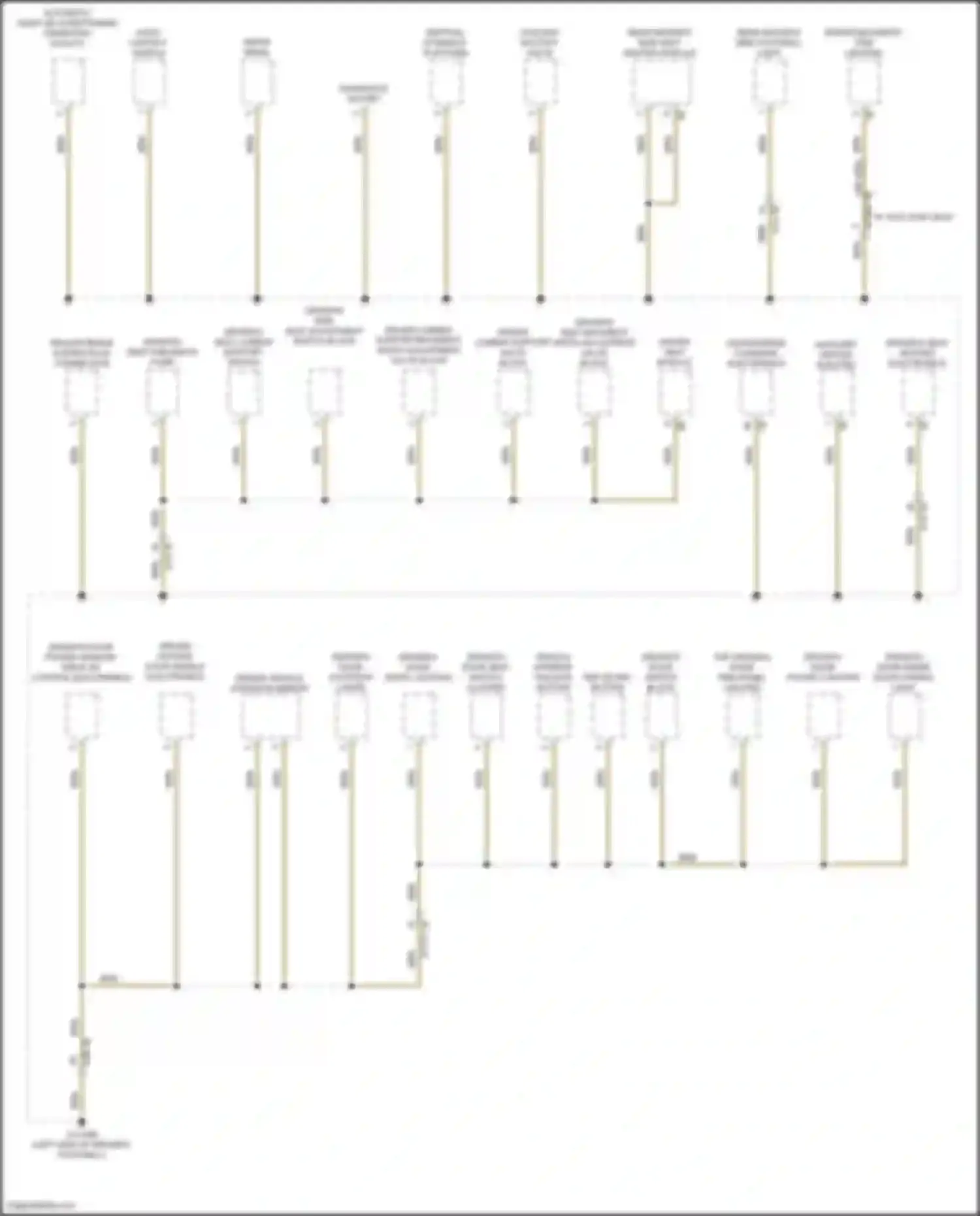 3 series BMW G20/G21 facelift (2022-2024): Ground distribution circuit (3 of 7)