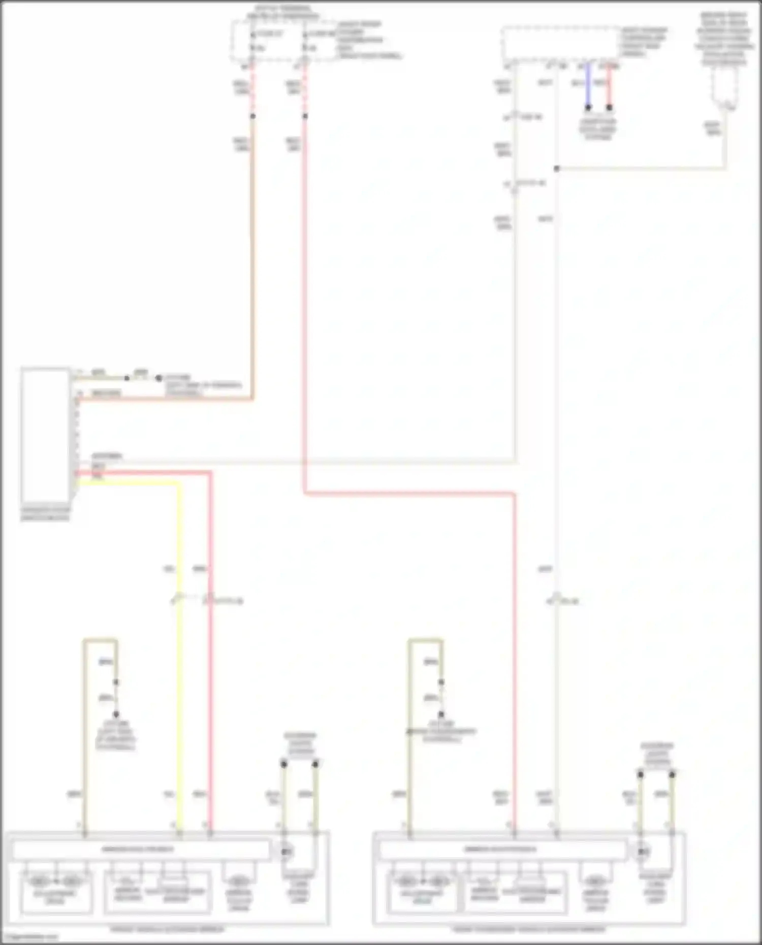 3 series BMW G20/G21 facelift (2022-2024): Memory mirrors circuit, w/ lin bus function