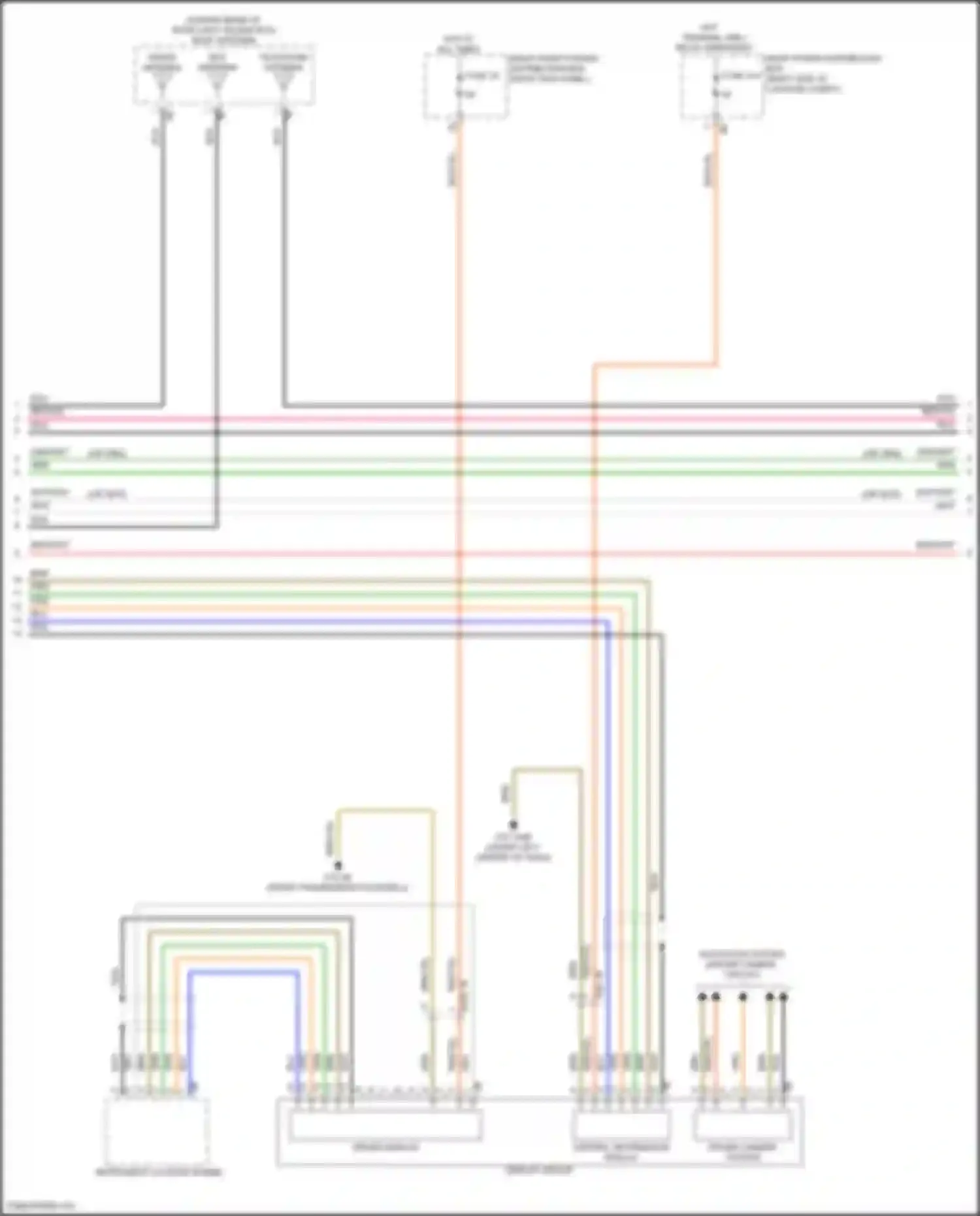 3 series BMW G20/G21 facelift (2022-2024): Navigation circuit, high level (2 of 7)