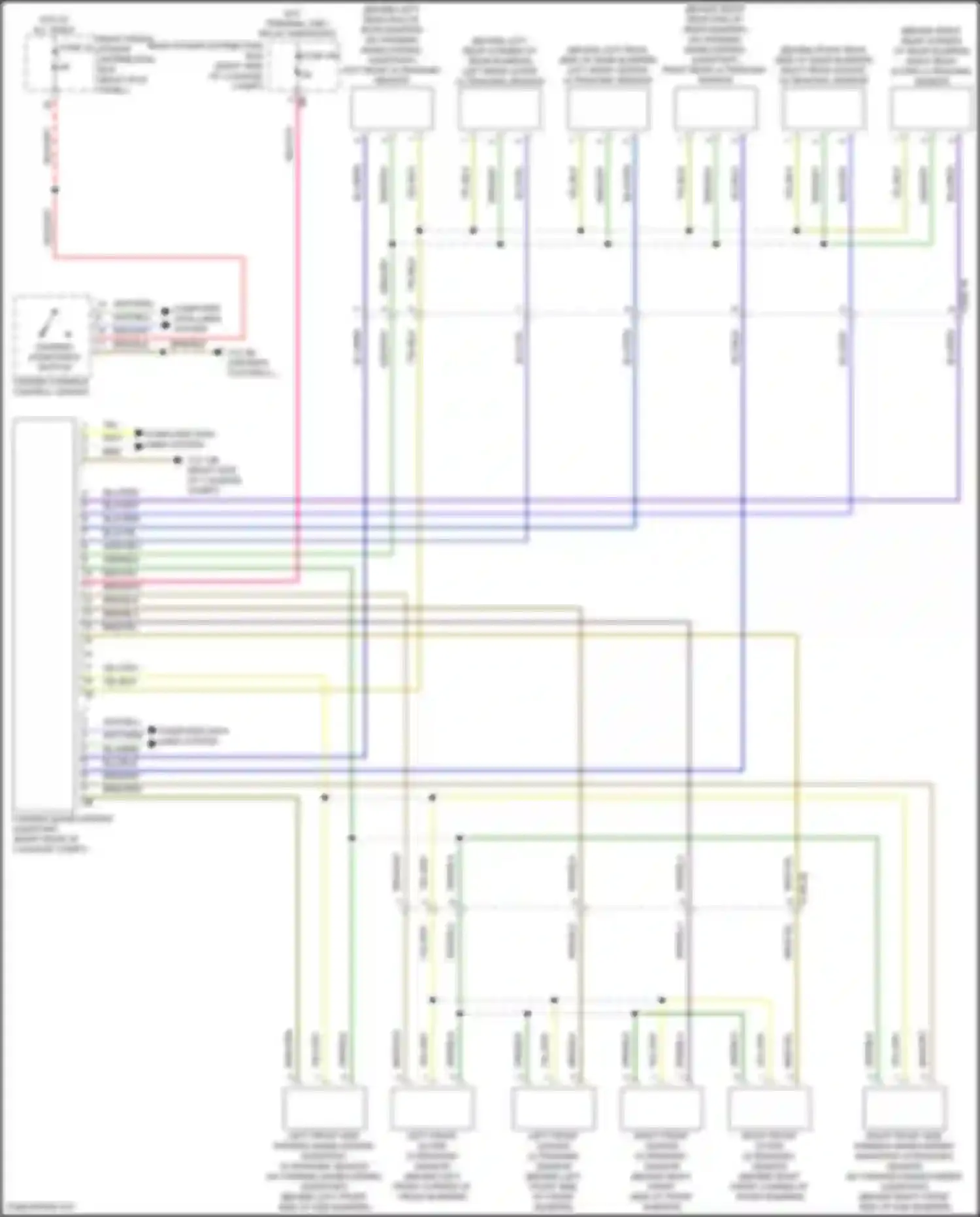 3 series BMW G20/G21 facelift (2022-2024): Parking assistant circuit