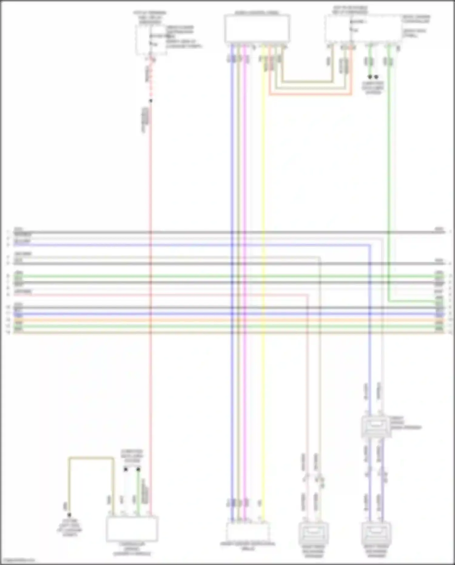 3 series BMW G20/G21 facelift (2022-2024): Base radio circuit, w/ active sound design (4 of 6)