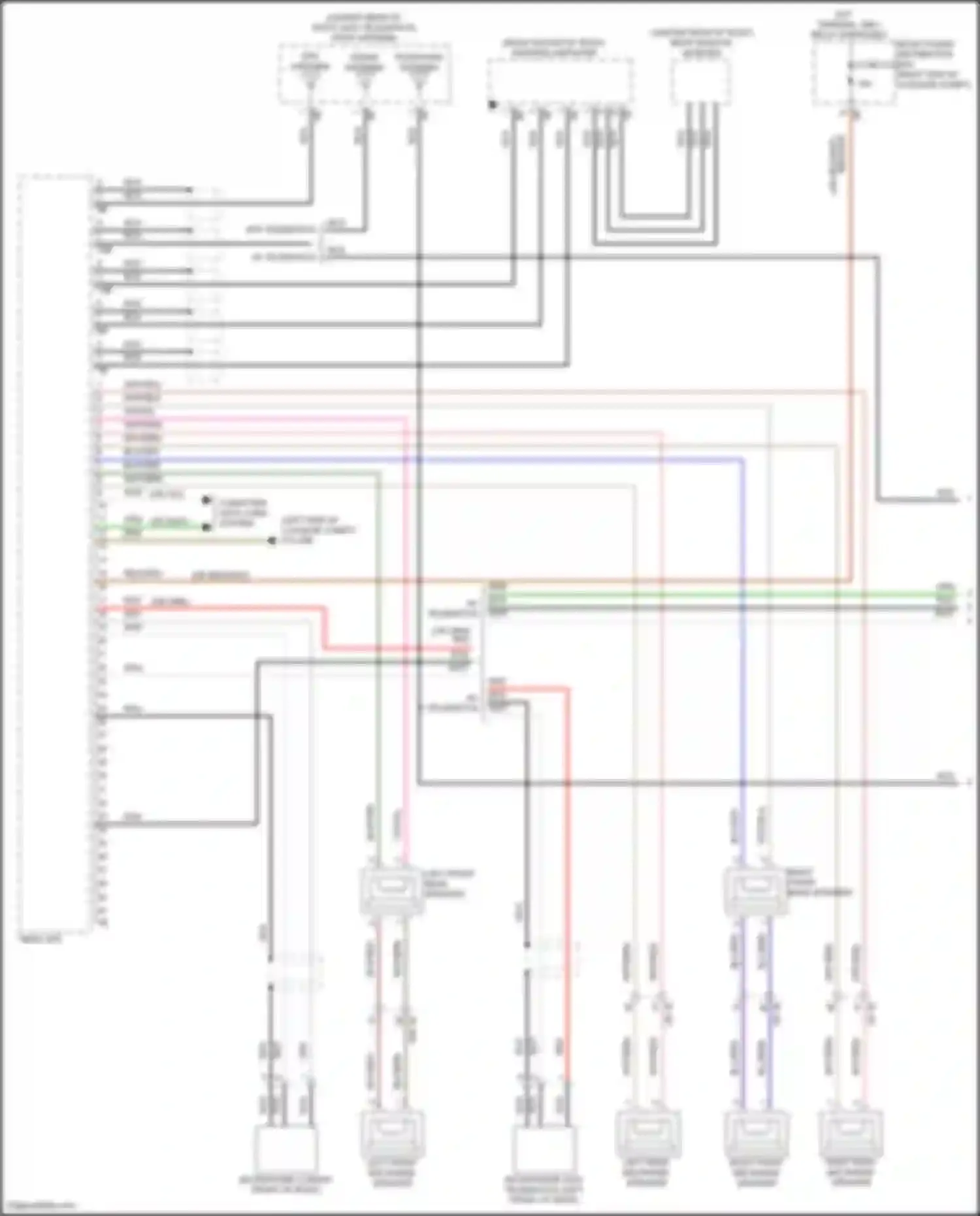3 series BMW G20/G21 facelift (2022-2024): Base radio circuit, w/o active sound design (1 of 4)