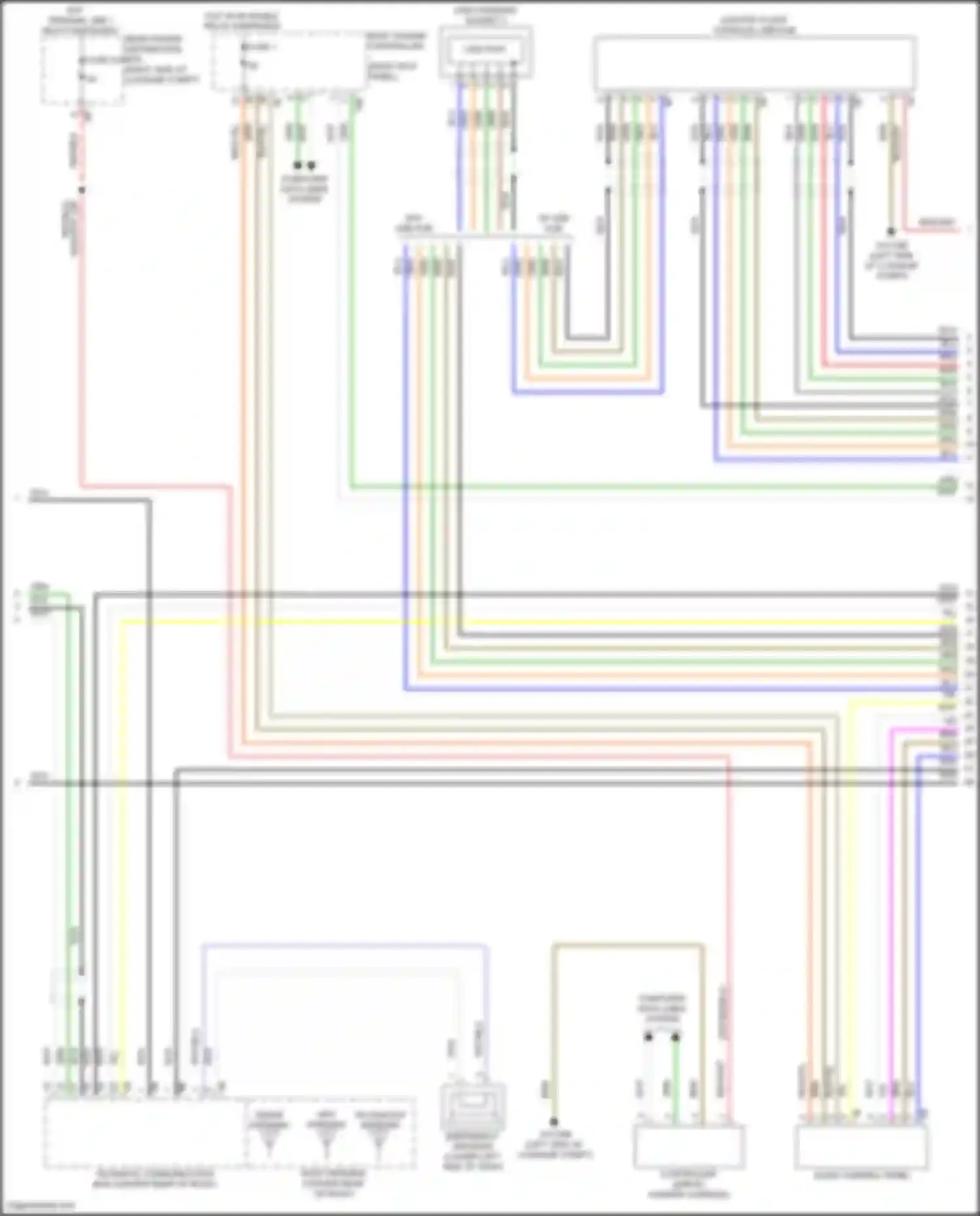 3 series BMW G20/G21 facelift (2022-2024): Base radio circuit, w/o active sound design (2 of 4)