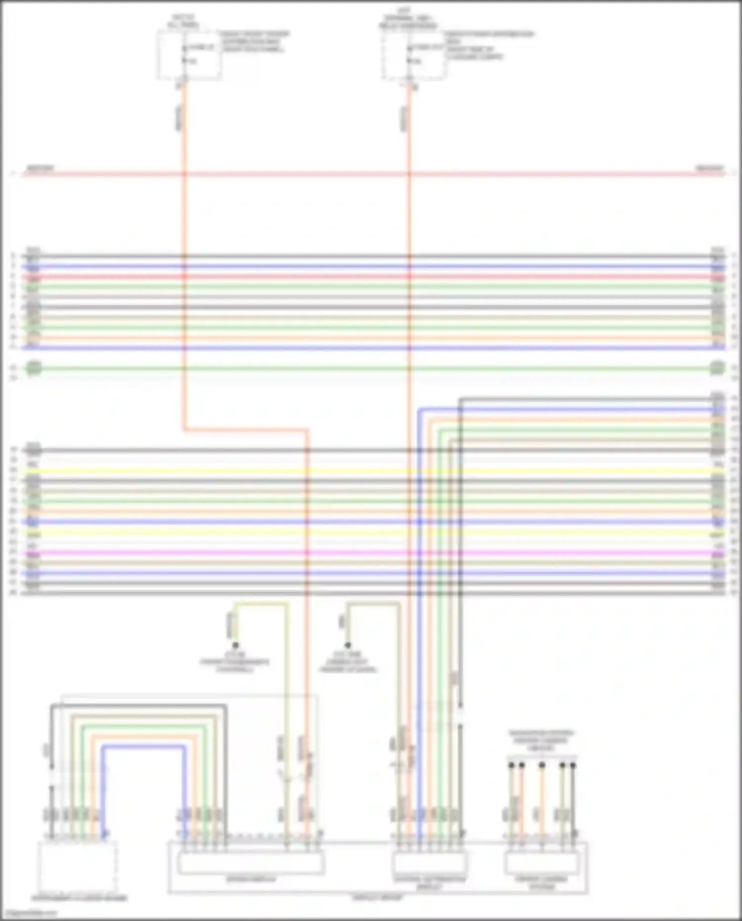 3 series BMW G20/G21 facelift (2022-2024): Base radio circuit, w/o active sound design (3 of 4)