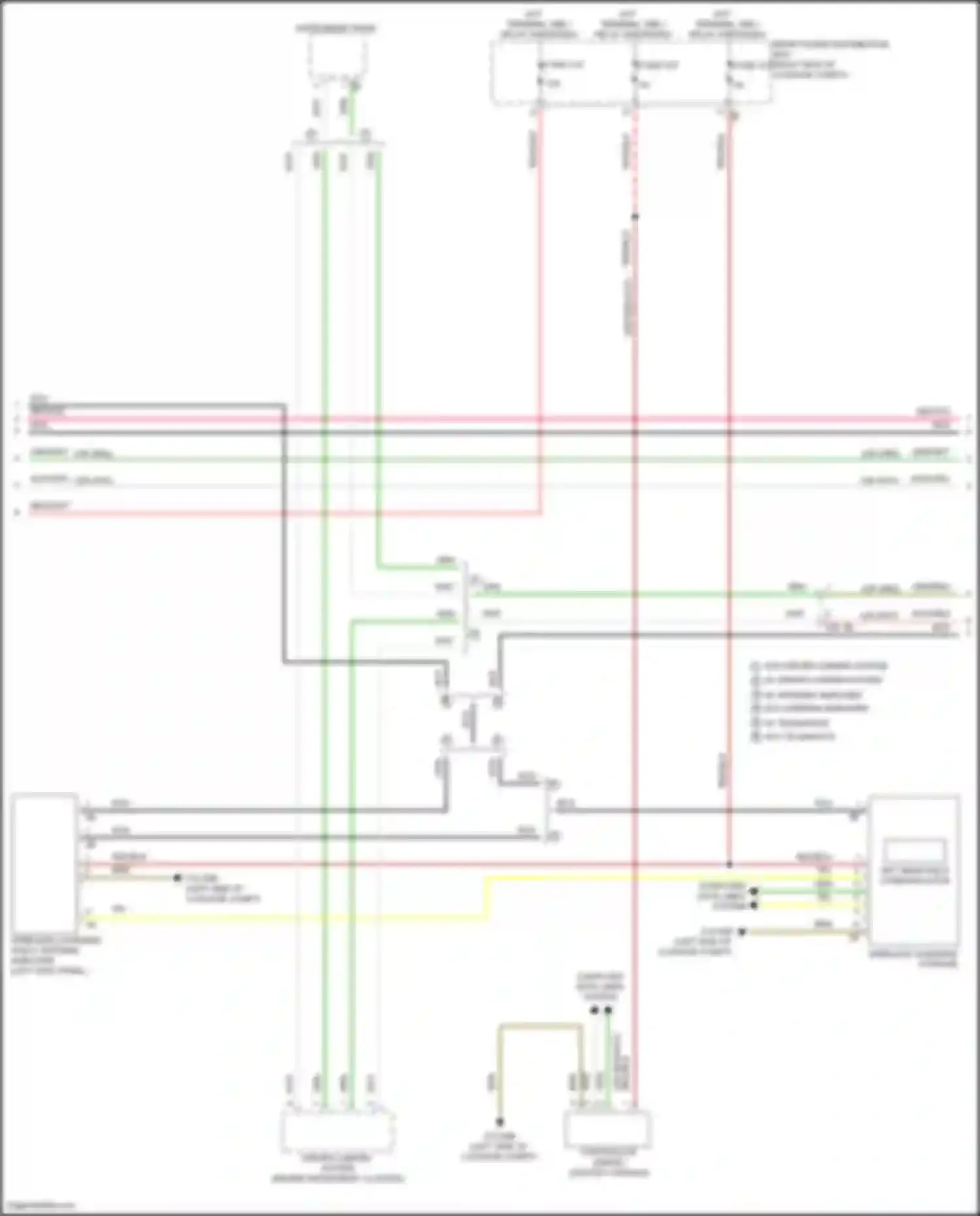 3 series BMW G20/G21 facelift (2022-2024): Receiver audio module circuit, mid level (3 of 7)