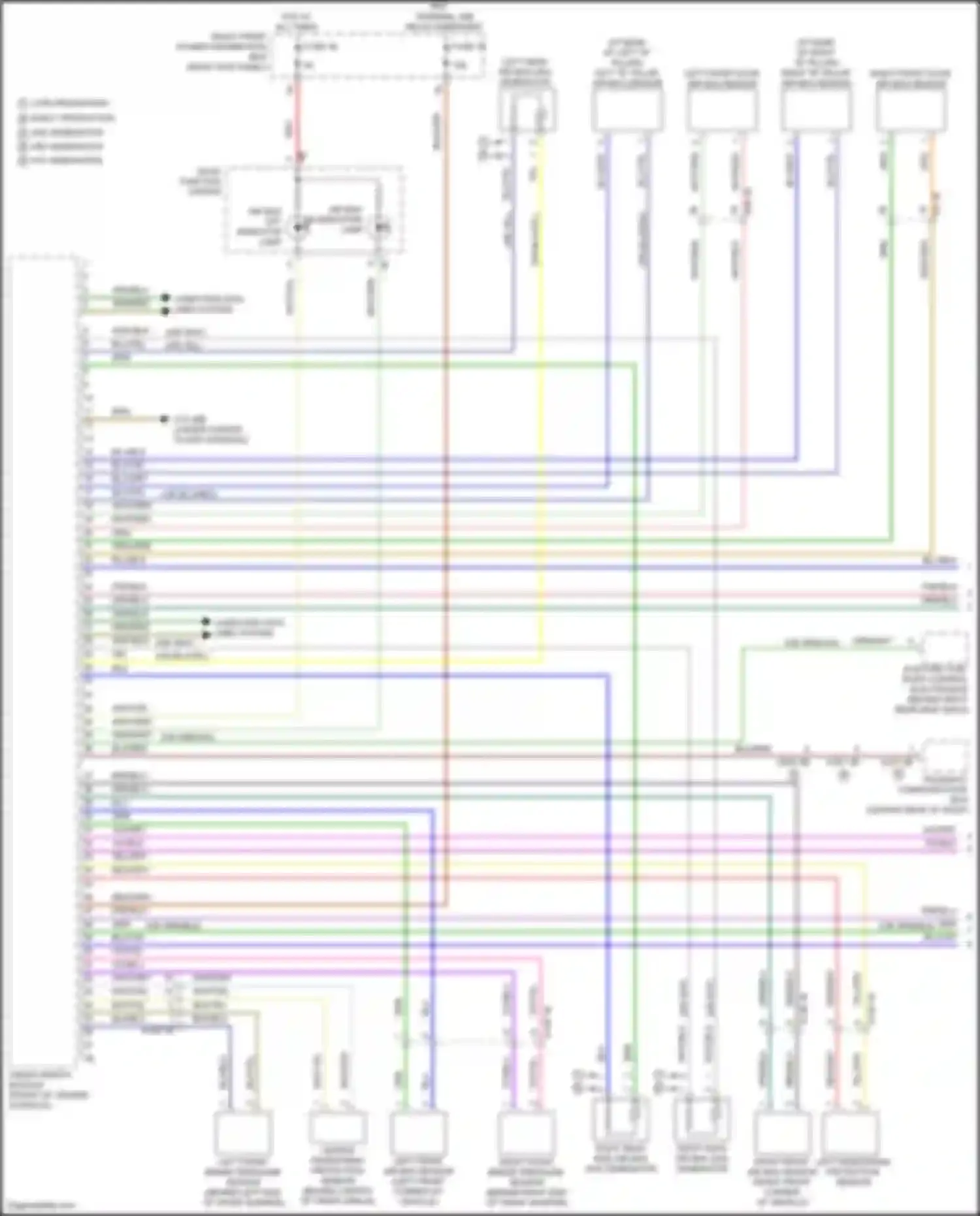 3 series BMW G20/G21 facelift (2022-2024): Supplemental restraints circuit (1 of 4)