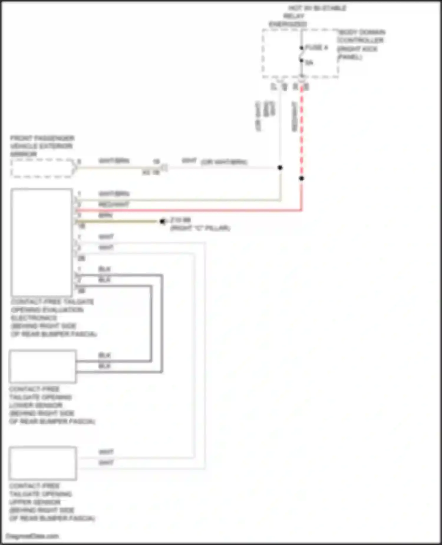 Wiring diagram brn/ wht for BMW 3 series G20/G21 facelift (2022-2024) (1 of 1)