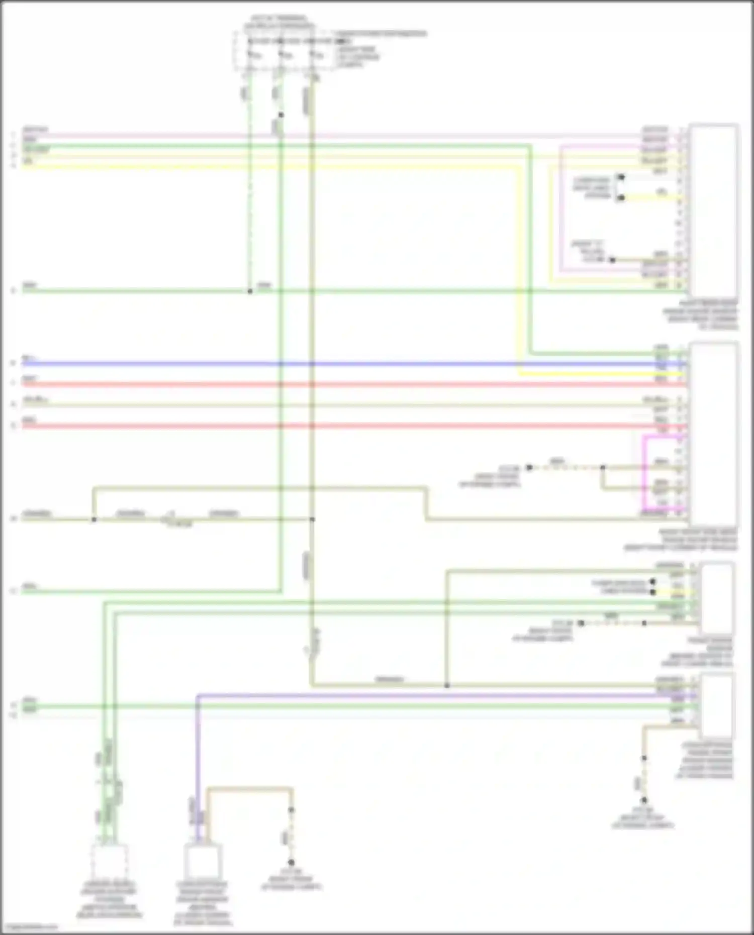 Wiring diagram camera based driver support systems for BMW 3 series G20/G21 facelift (2022-2024) (1 of 5)