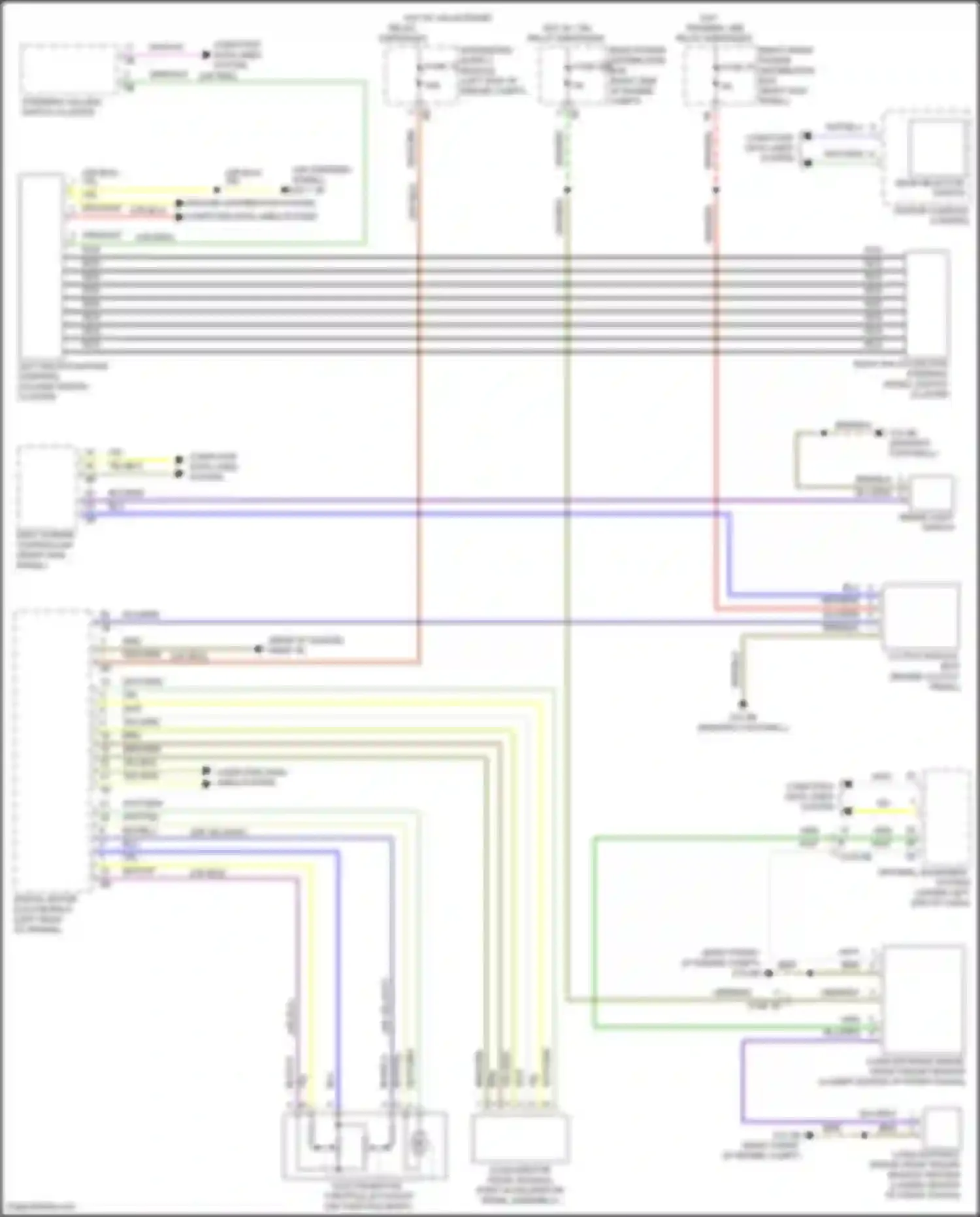 Wiring diagram electromotive throttle actuator for BMW 3 series G20/G21 facelift (2022-2024) (1 of 1)