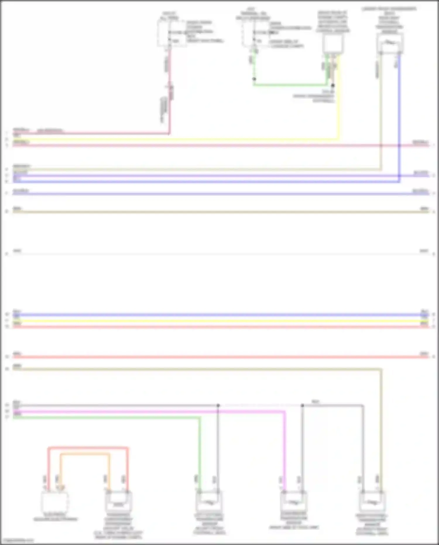 Wiring diagram evaporator temperature sensor for BMW 3 series G20/G21 facelift (2022-2024) (1 of 1)